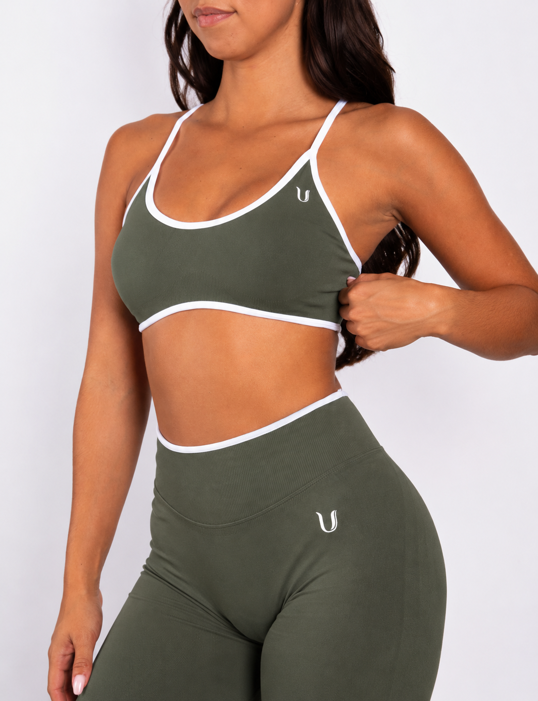 Ivy | Seamless Shape Legging – Olijf