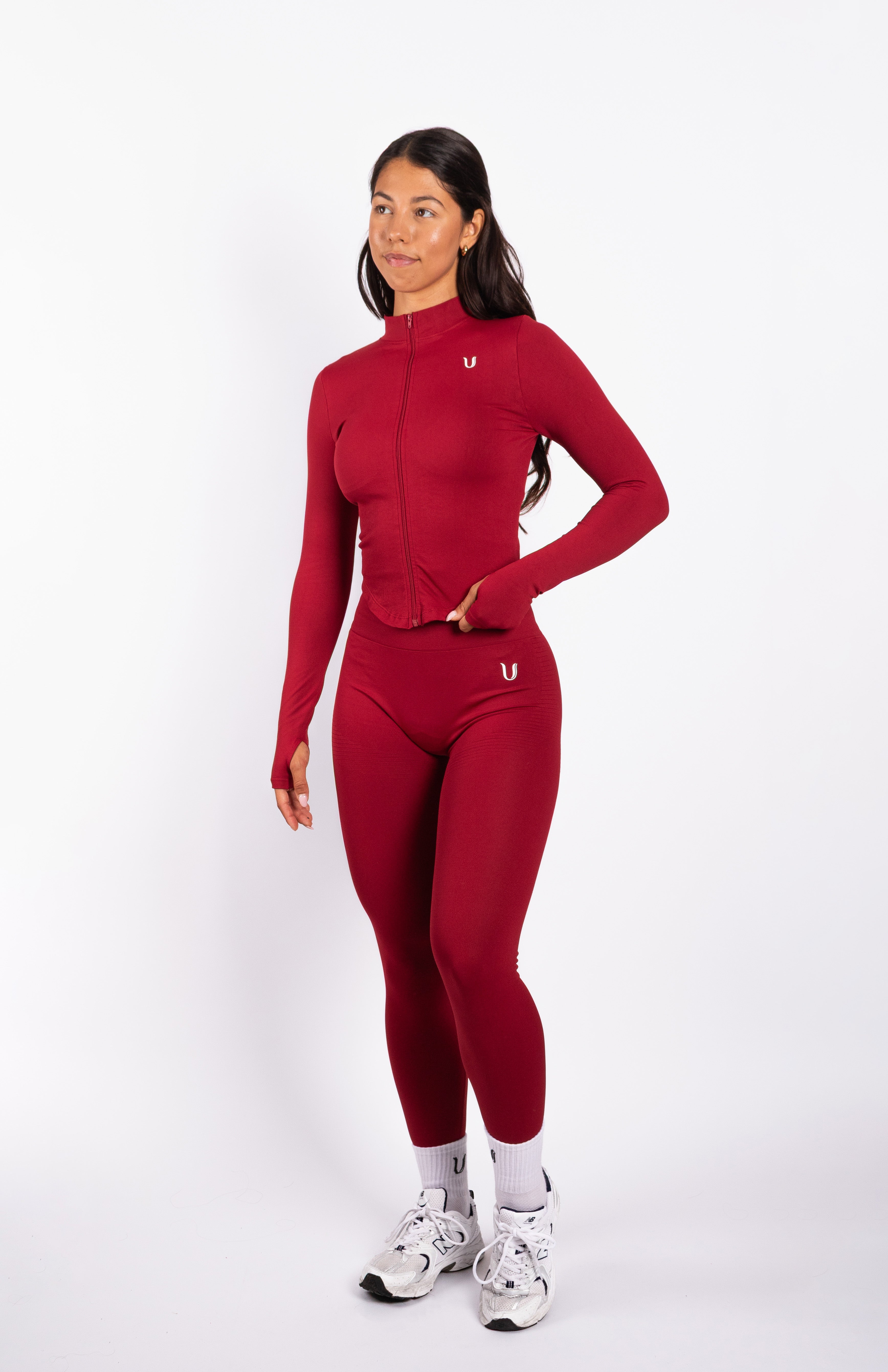 Bibi | Geribd Naadloos Zip Jack – Rood - afbeelding 4