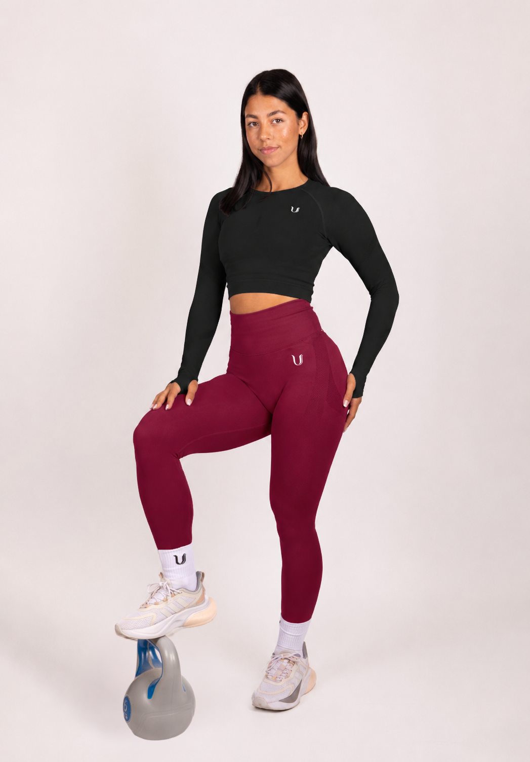 Leonie | Leggings Premium Scrunch - Rouge