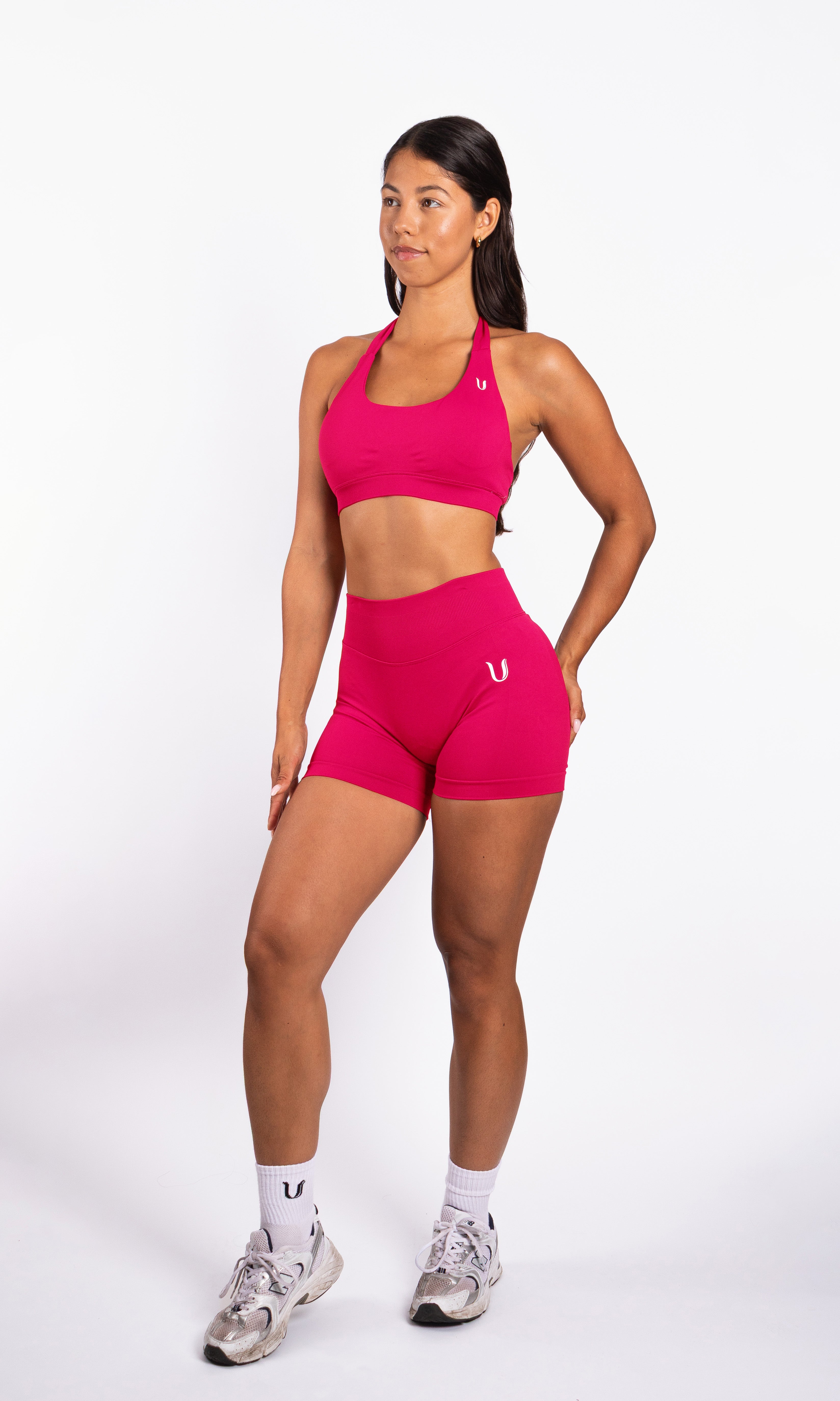 Beau | Halter Support Bra - Framboise