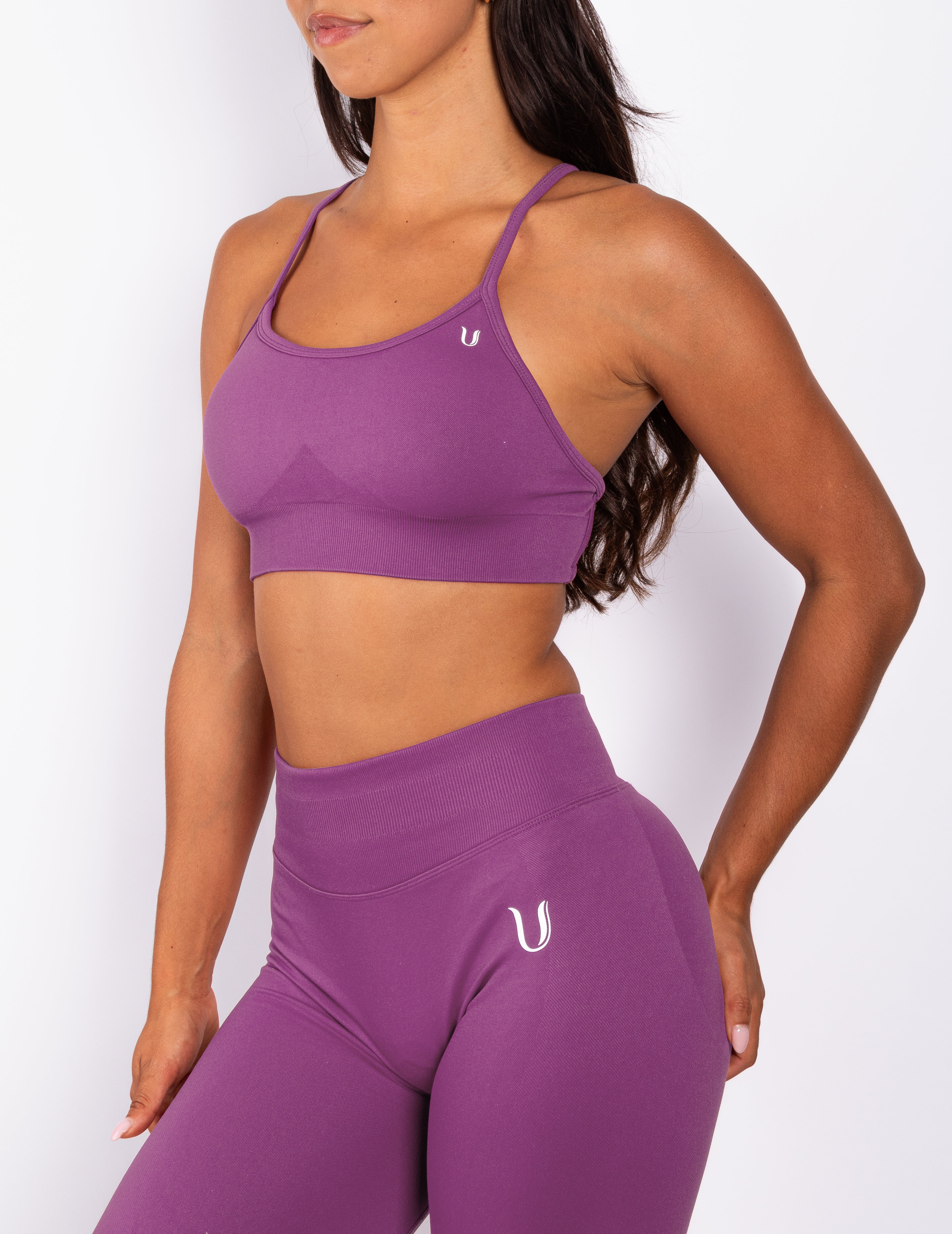 Beau | Premium High Performance Legging Scrunch - Violet
