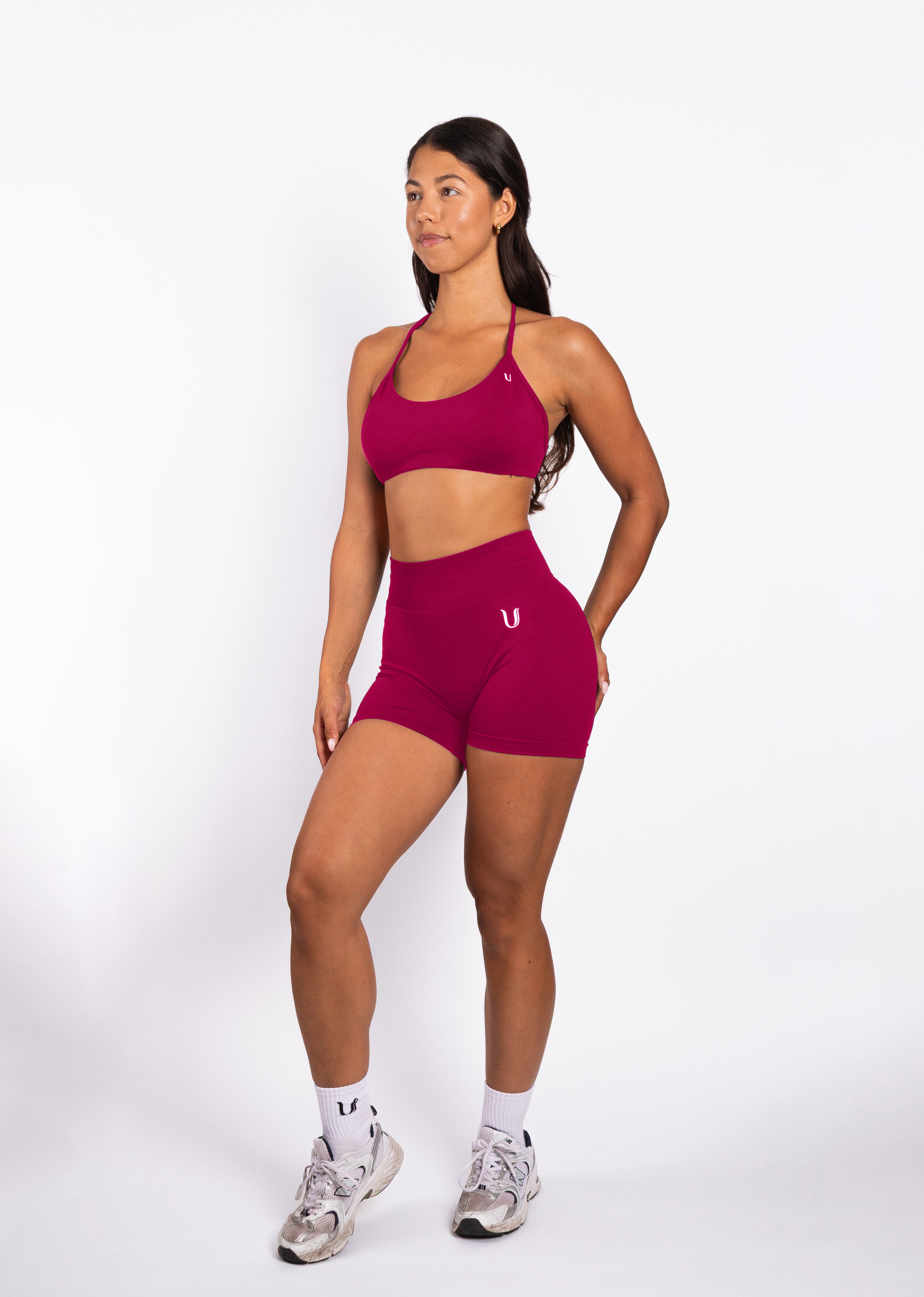 Nova | Seamless Open Back Bra – Raspberry