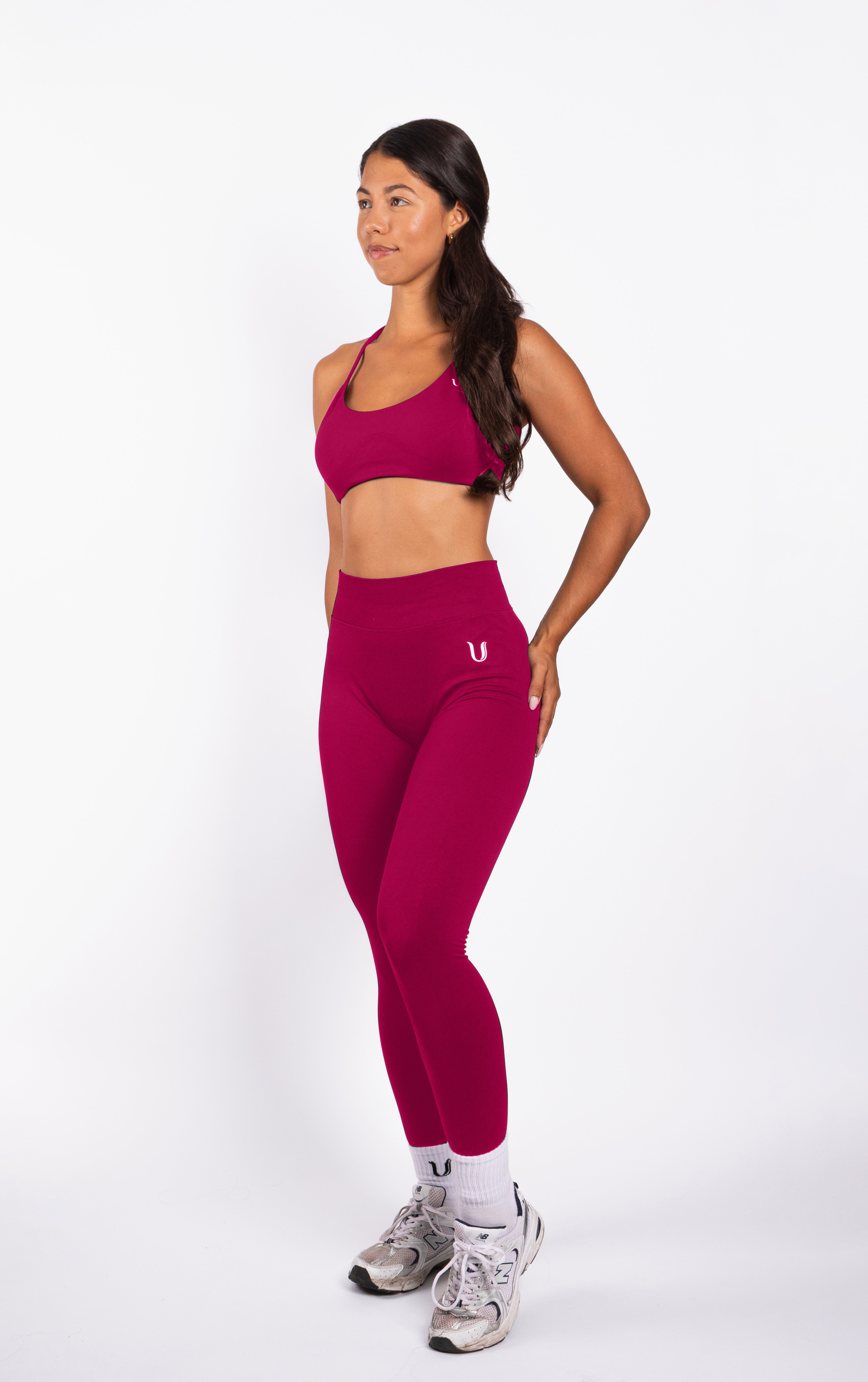 Nova | Seamless Open Back Bra – Raspberry