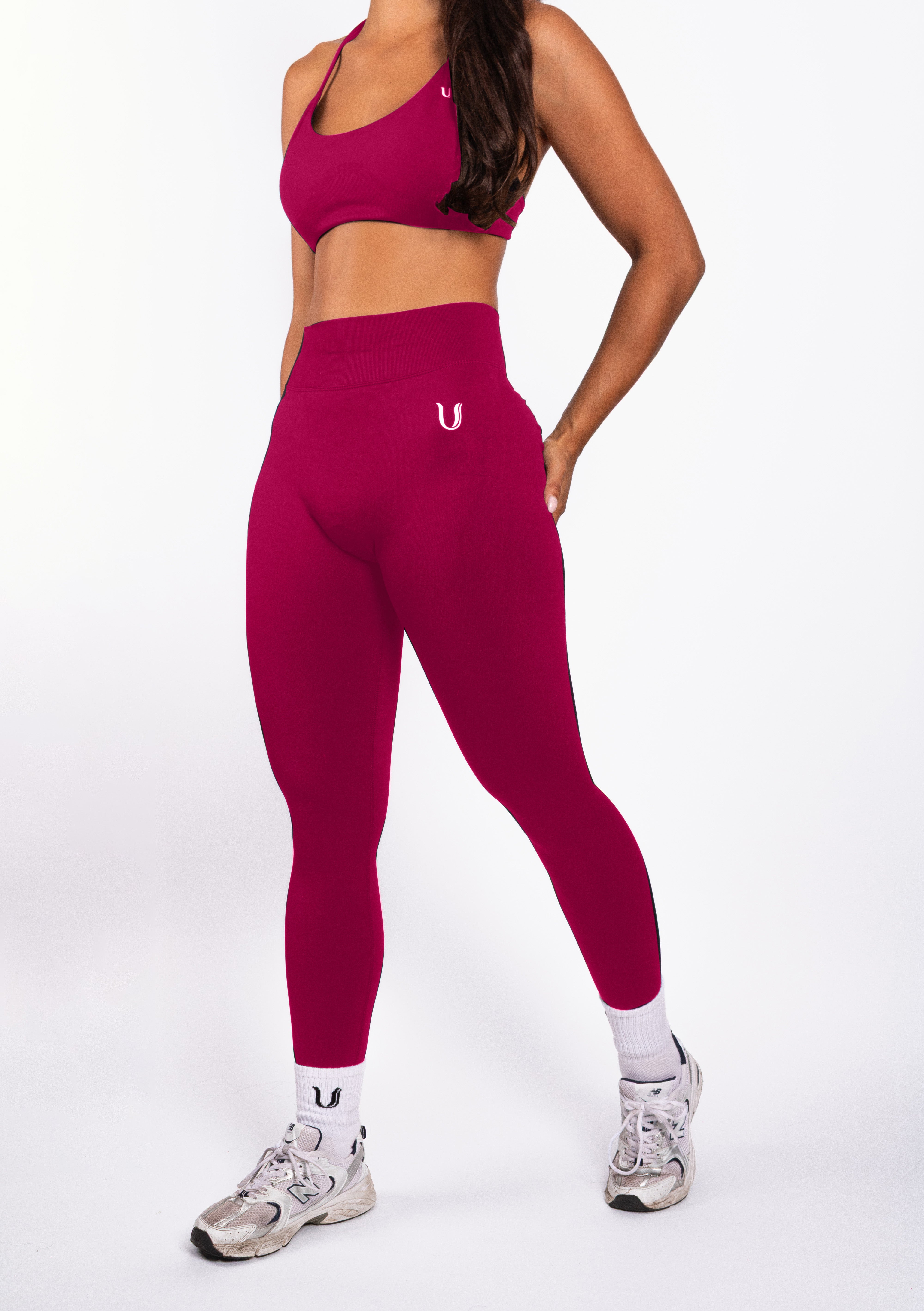 Nova | Seamless Shaping Leggings – Raspberry