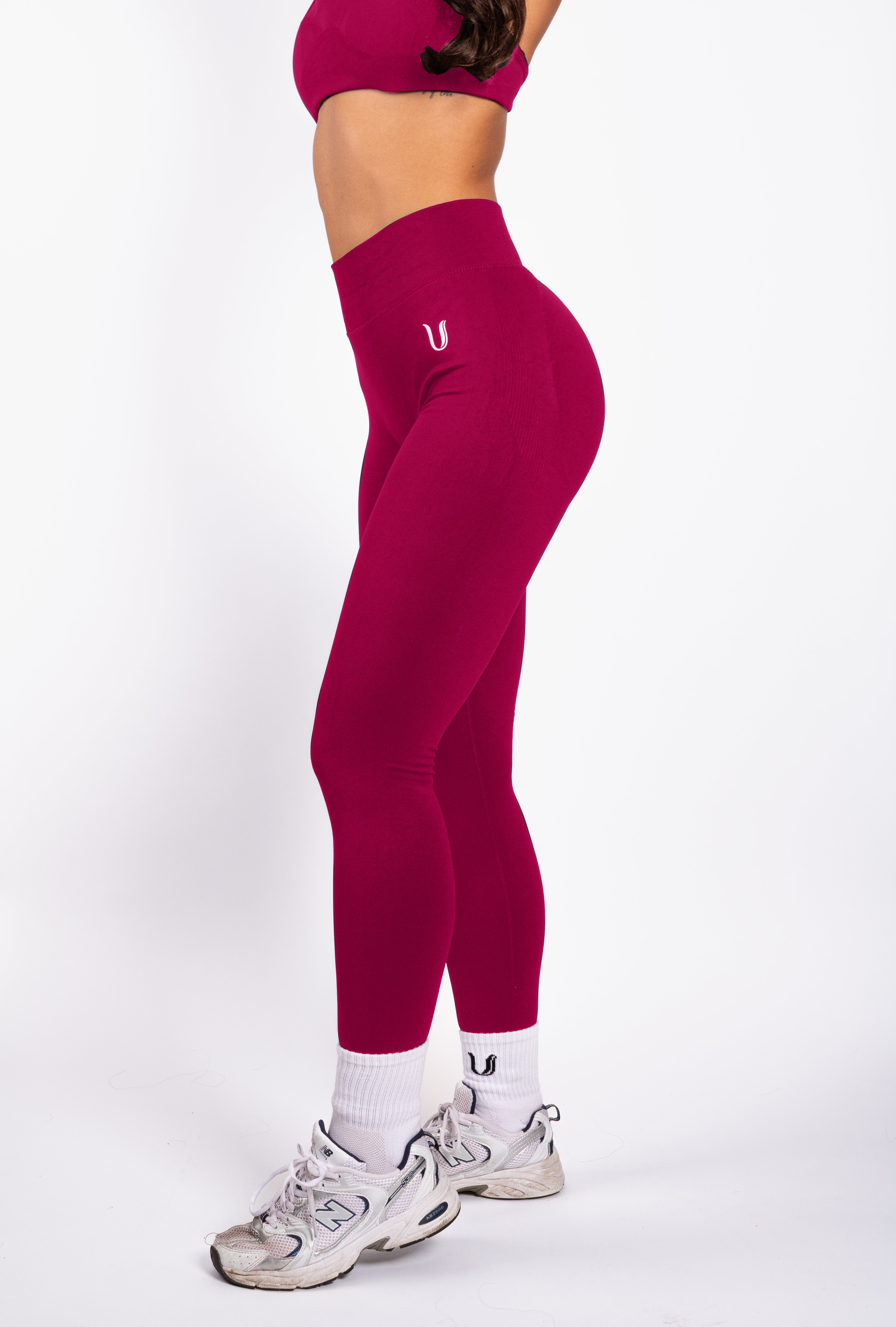 Nova | Seamless Shaping Leggings – Raspberry