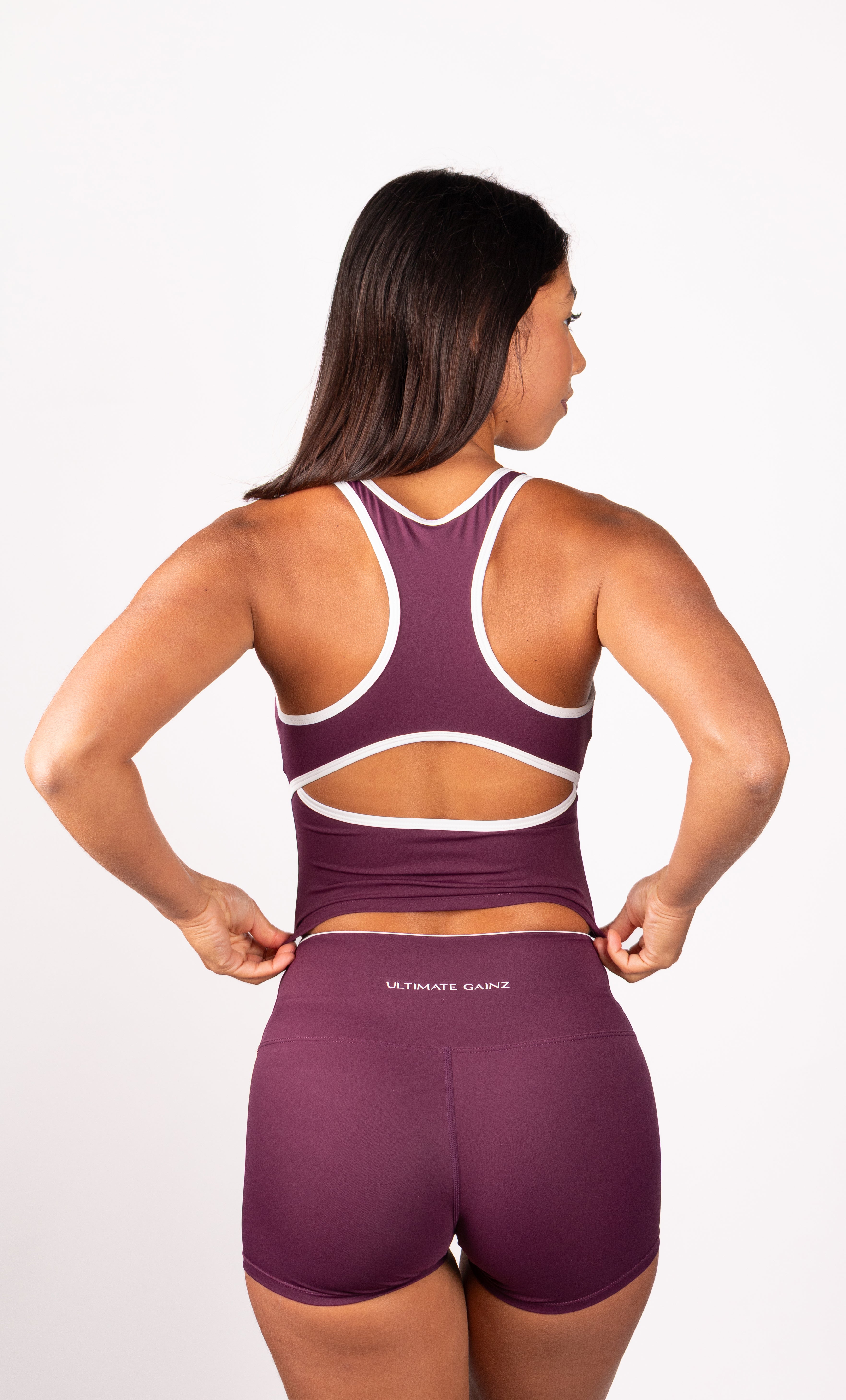 Ivy | Performance Top – Bordeaux V2 - afbeelding 3