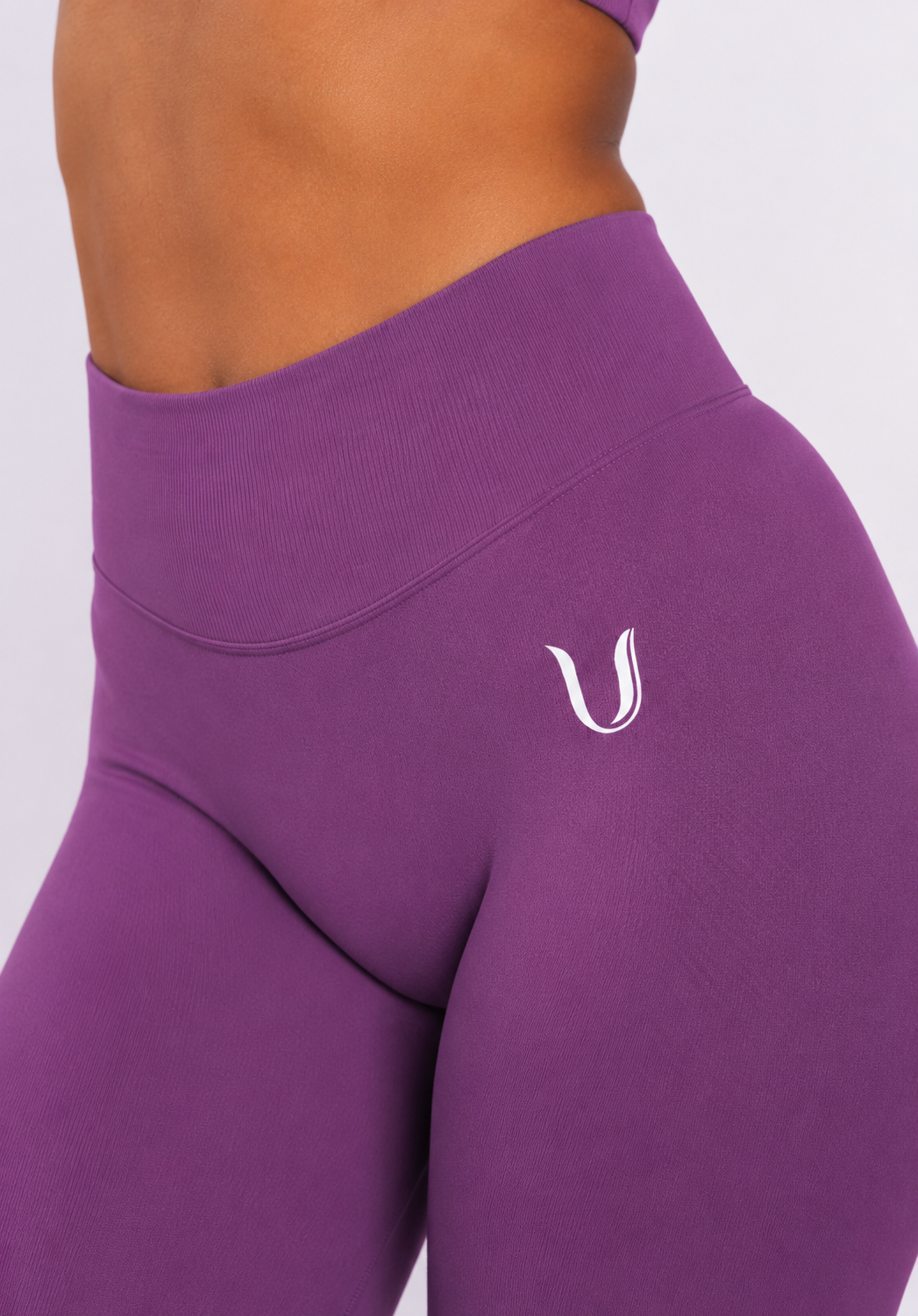Beau | Premium High Performance Legging Scrunch - Violet