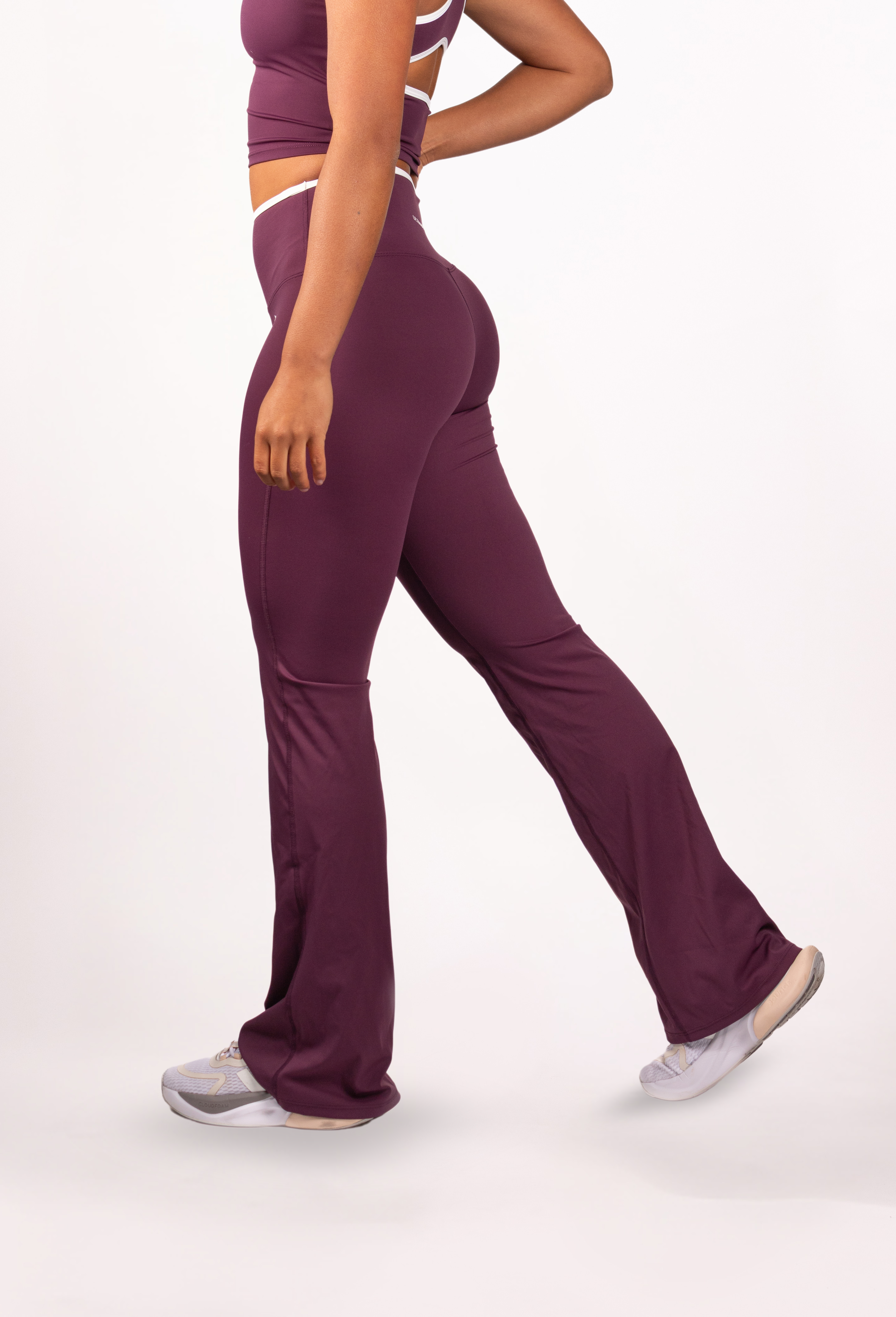 Ivy | Flare Legging – Bordeaux