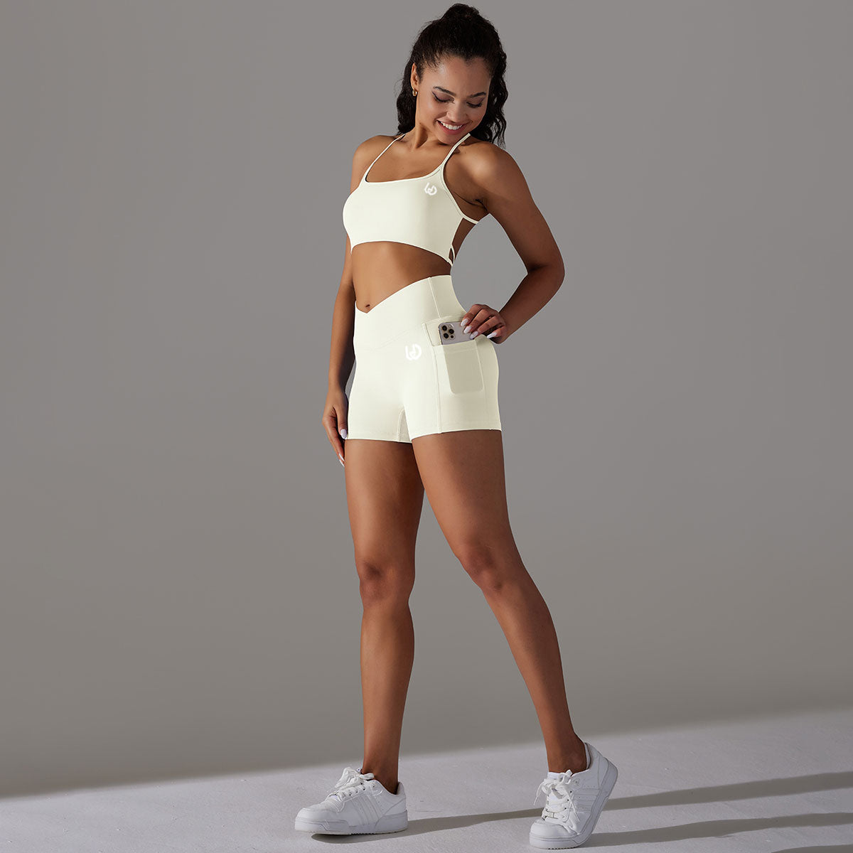 Mila | Short Set - Blanc