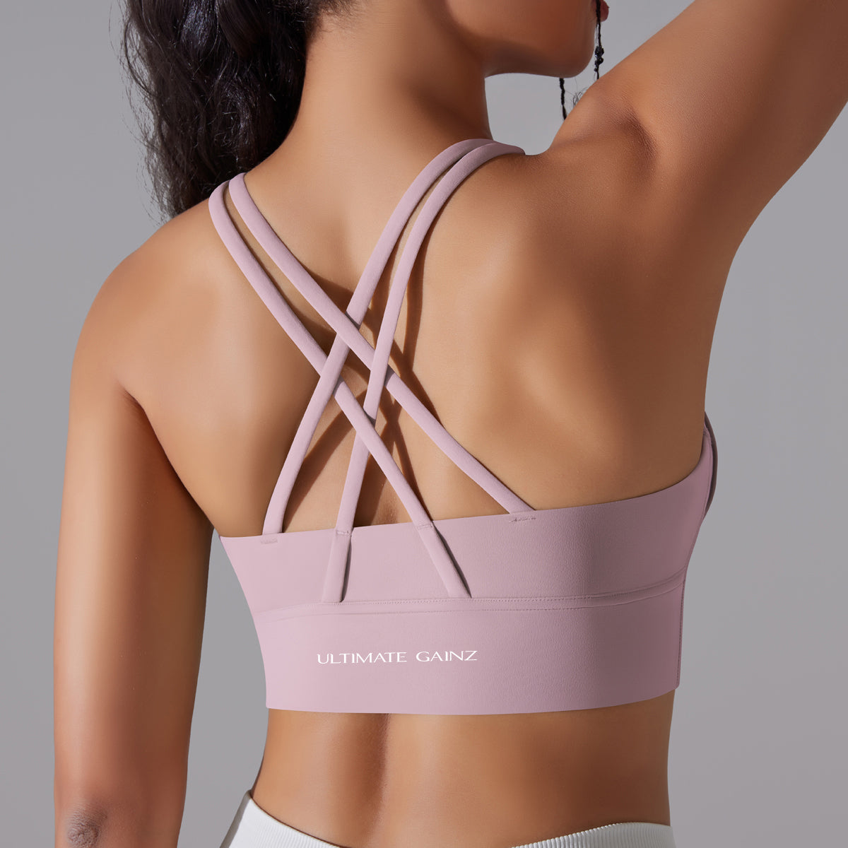 Kyra | Cross bra - PinkishPurple