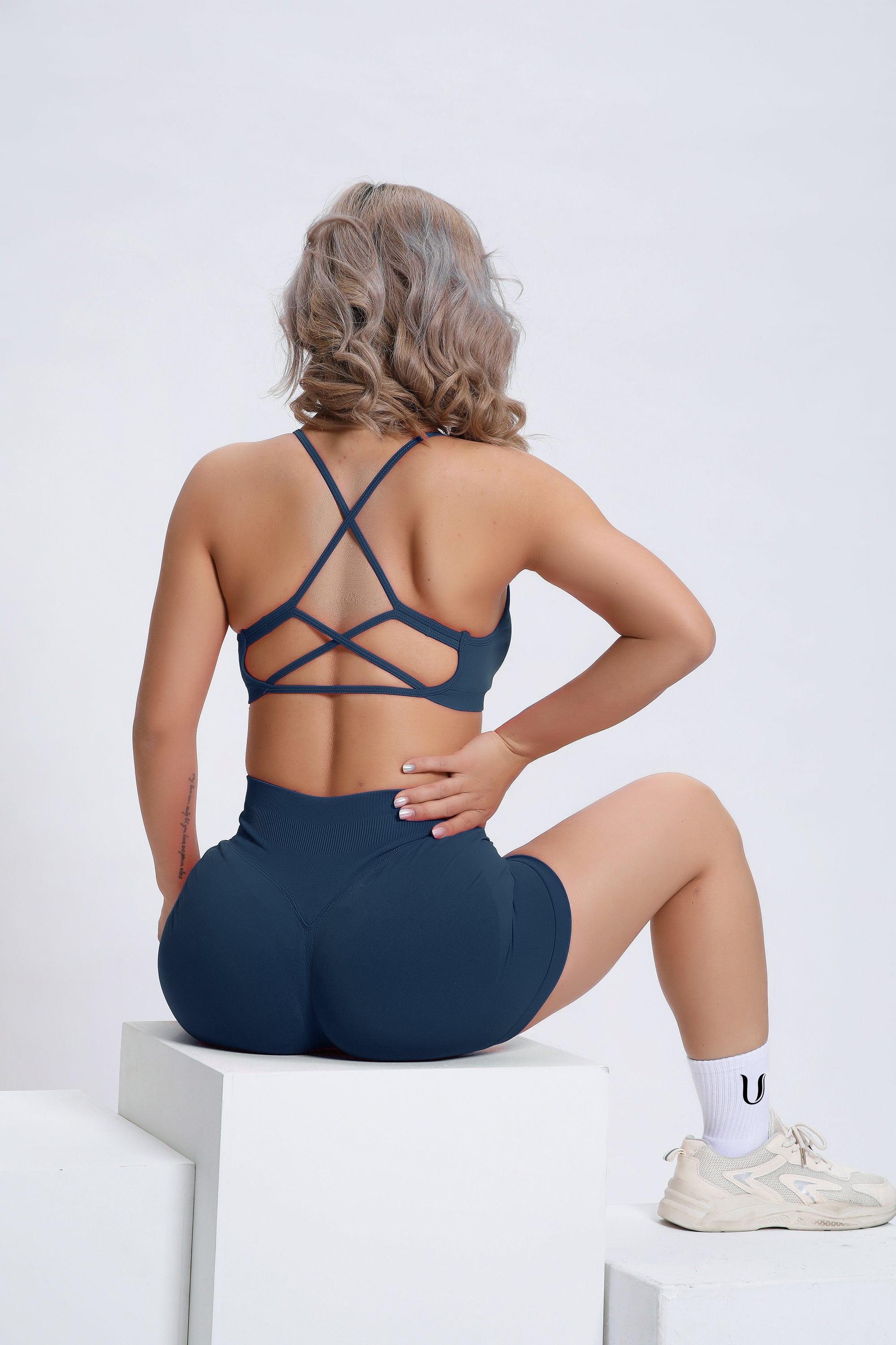 Joy | Sculpt Shorts with Scrunch – Green