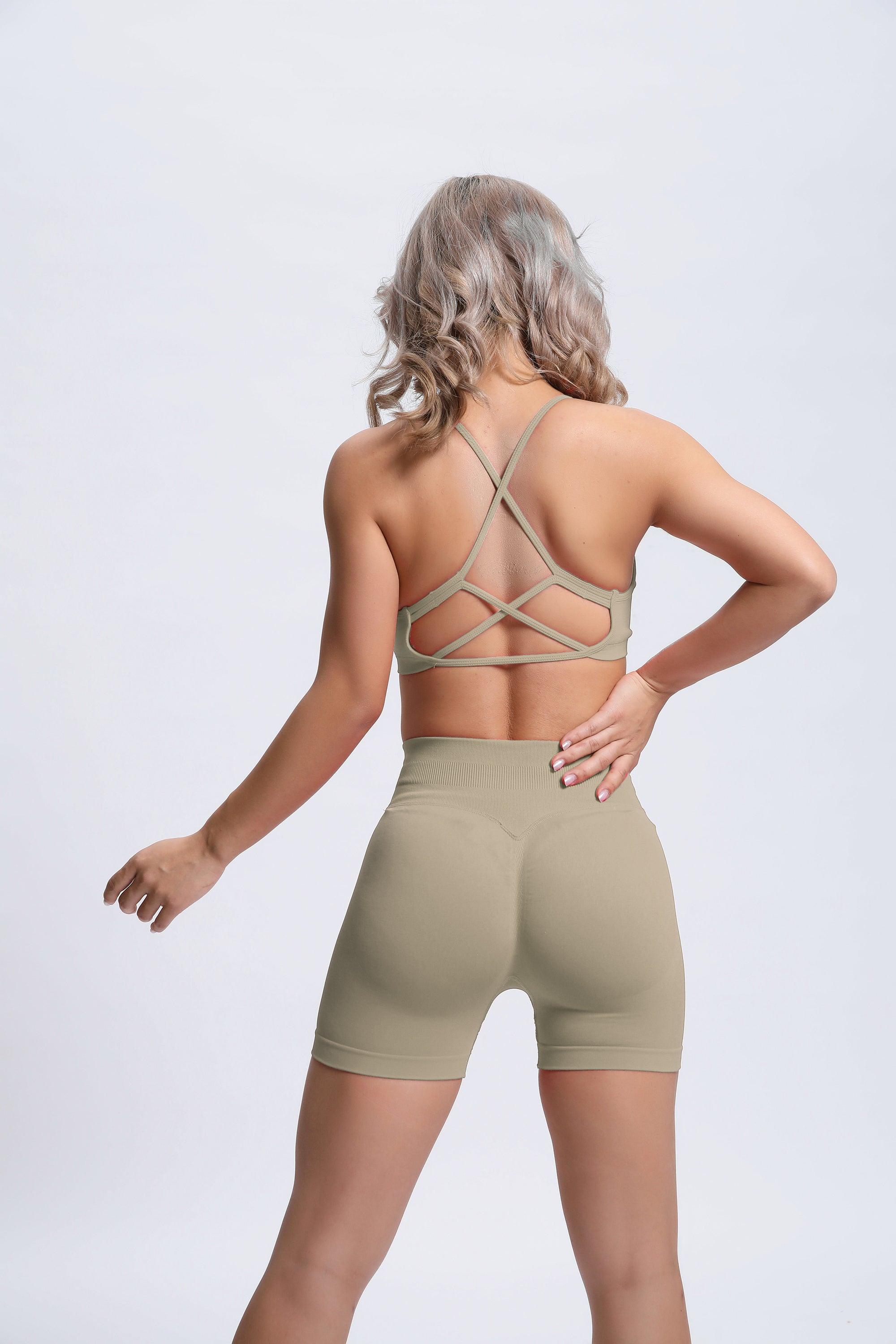 Joy | Sculpt Shorts with Scrunch – Green