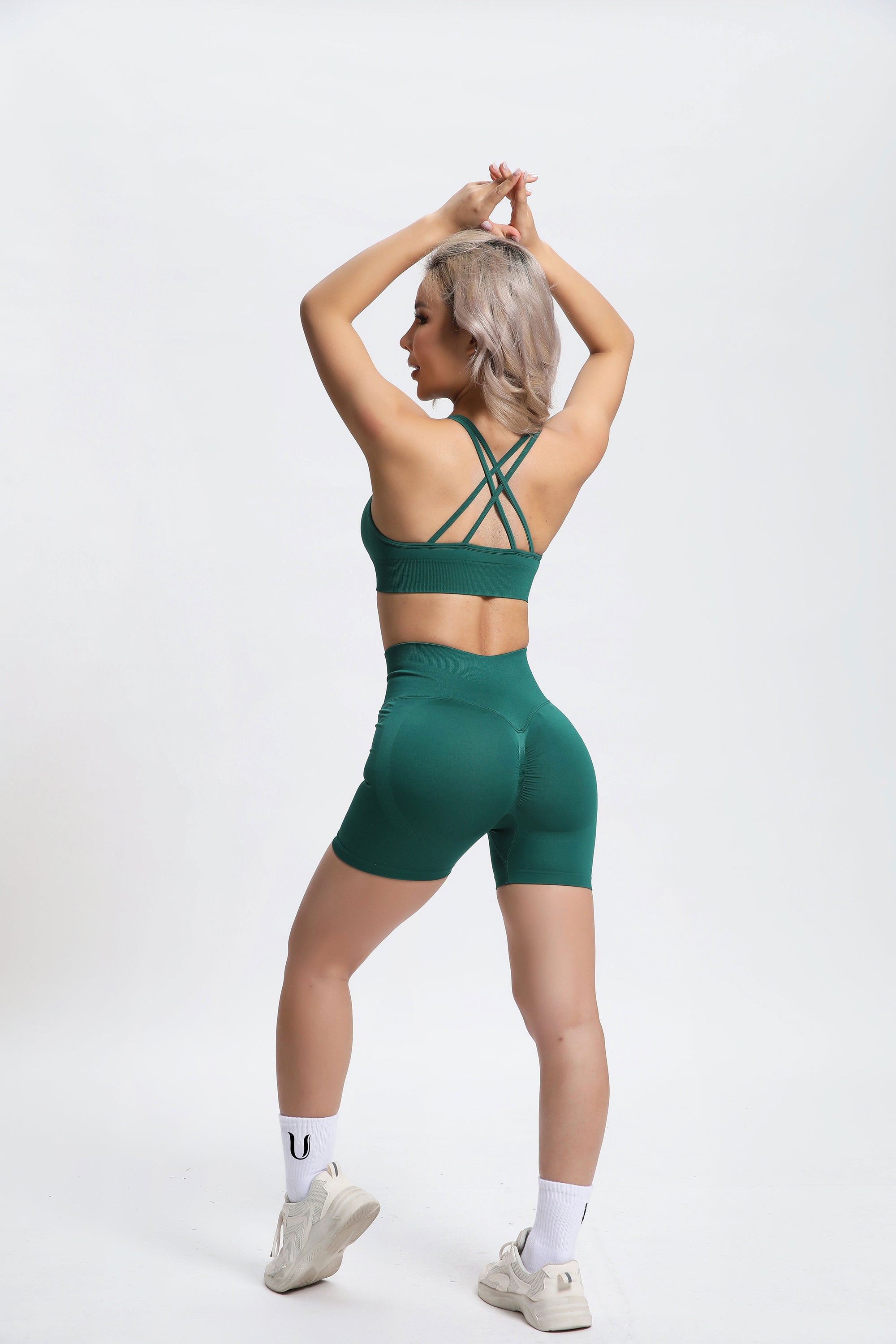 Olivia | Seamless Power Short - Green