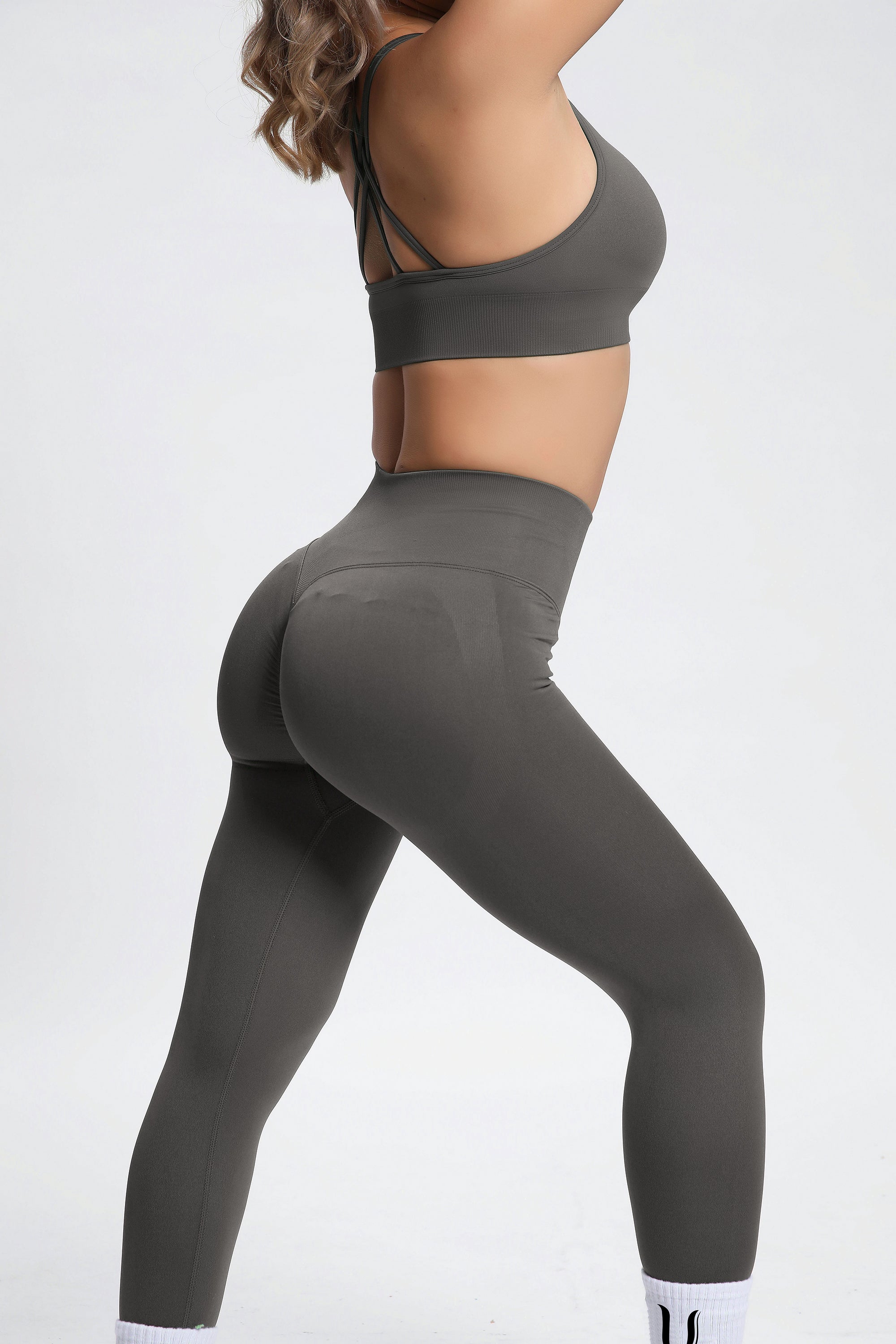 Olivia | Seamless Power Legging - Grey