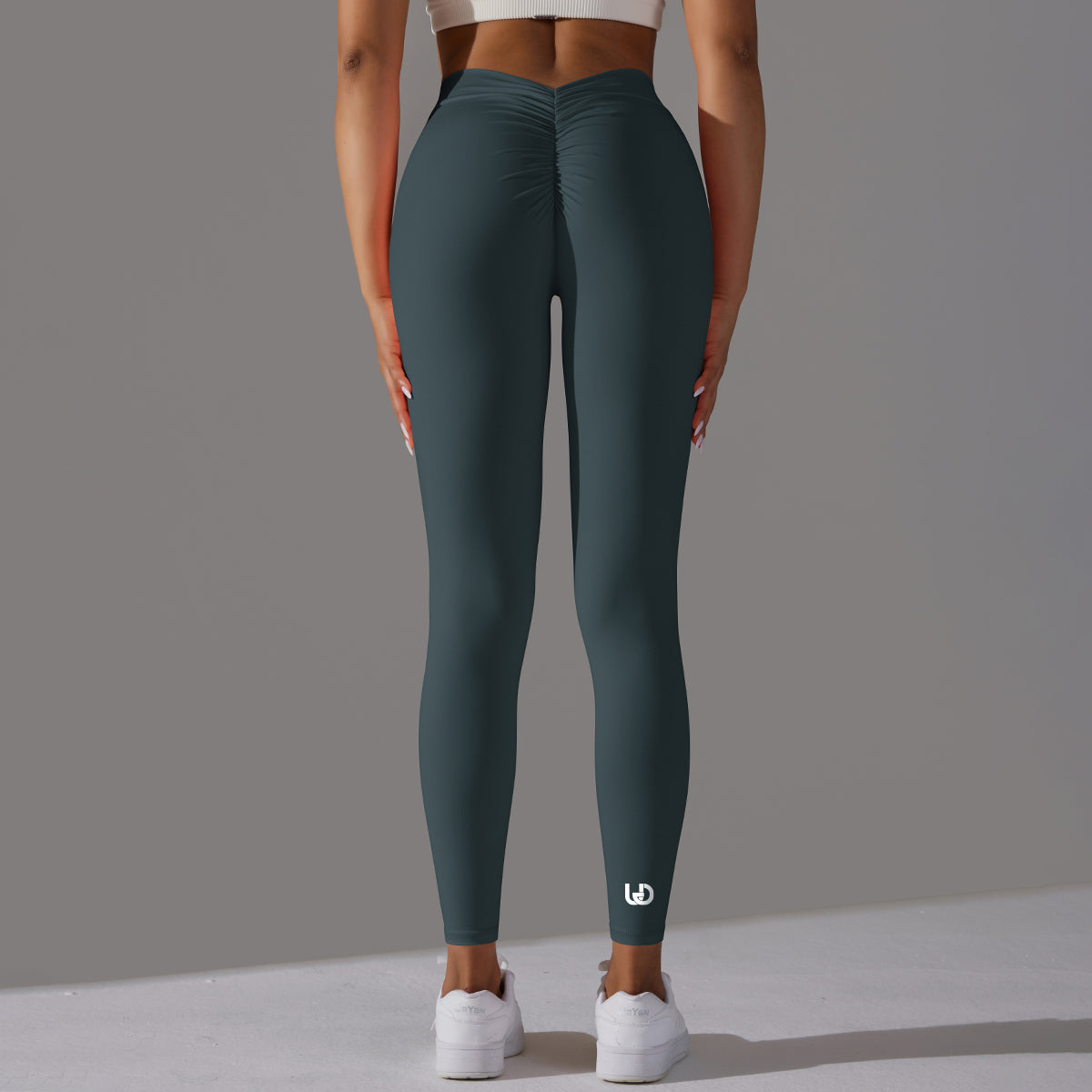 Emma | Legging Extra Scrunch - ForestGreen