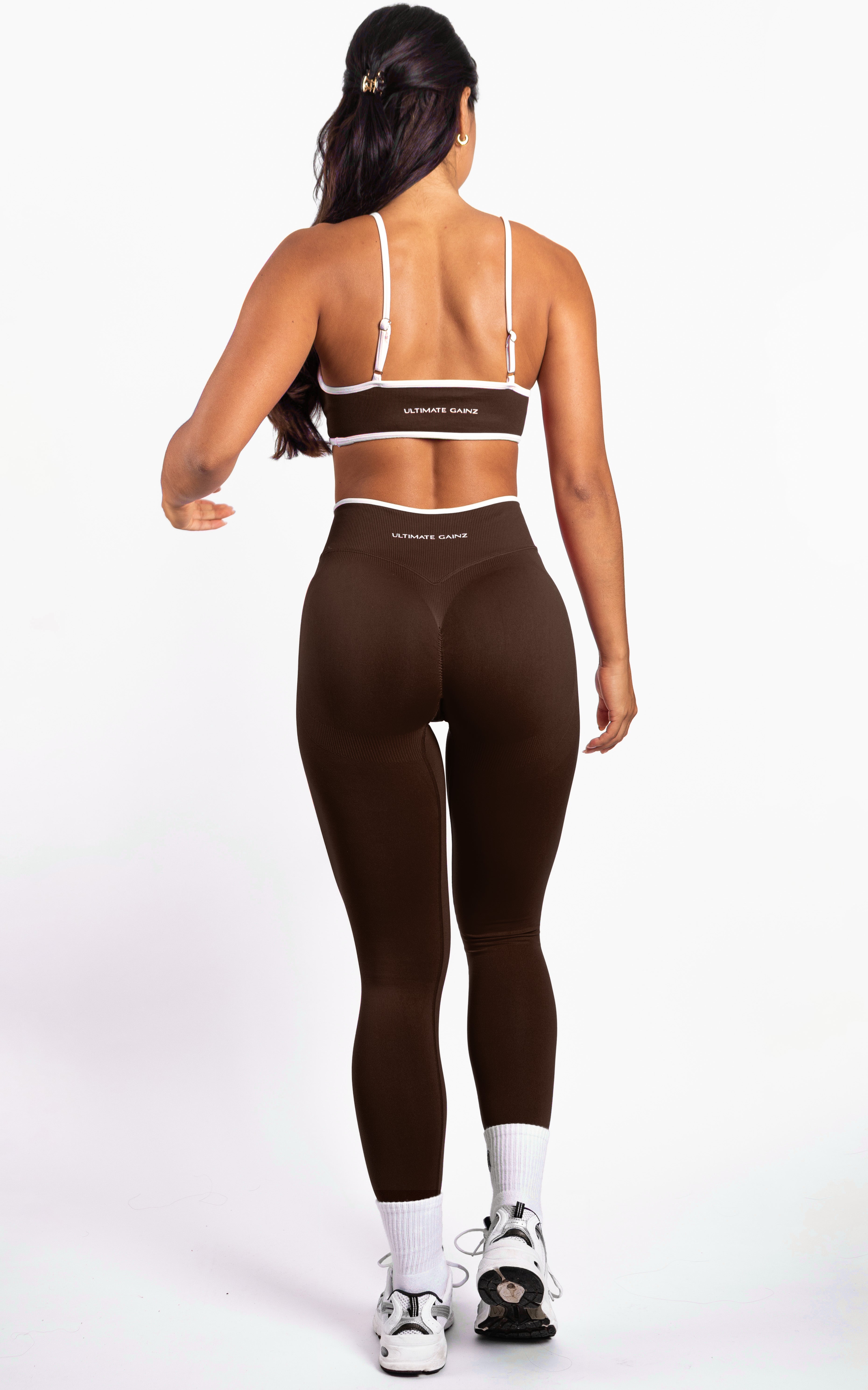 Ivy | Legging Shape Sans Coutures – Marron