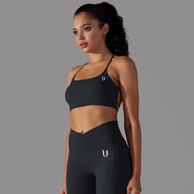 Mila | Legging-Top Set - Black