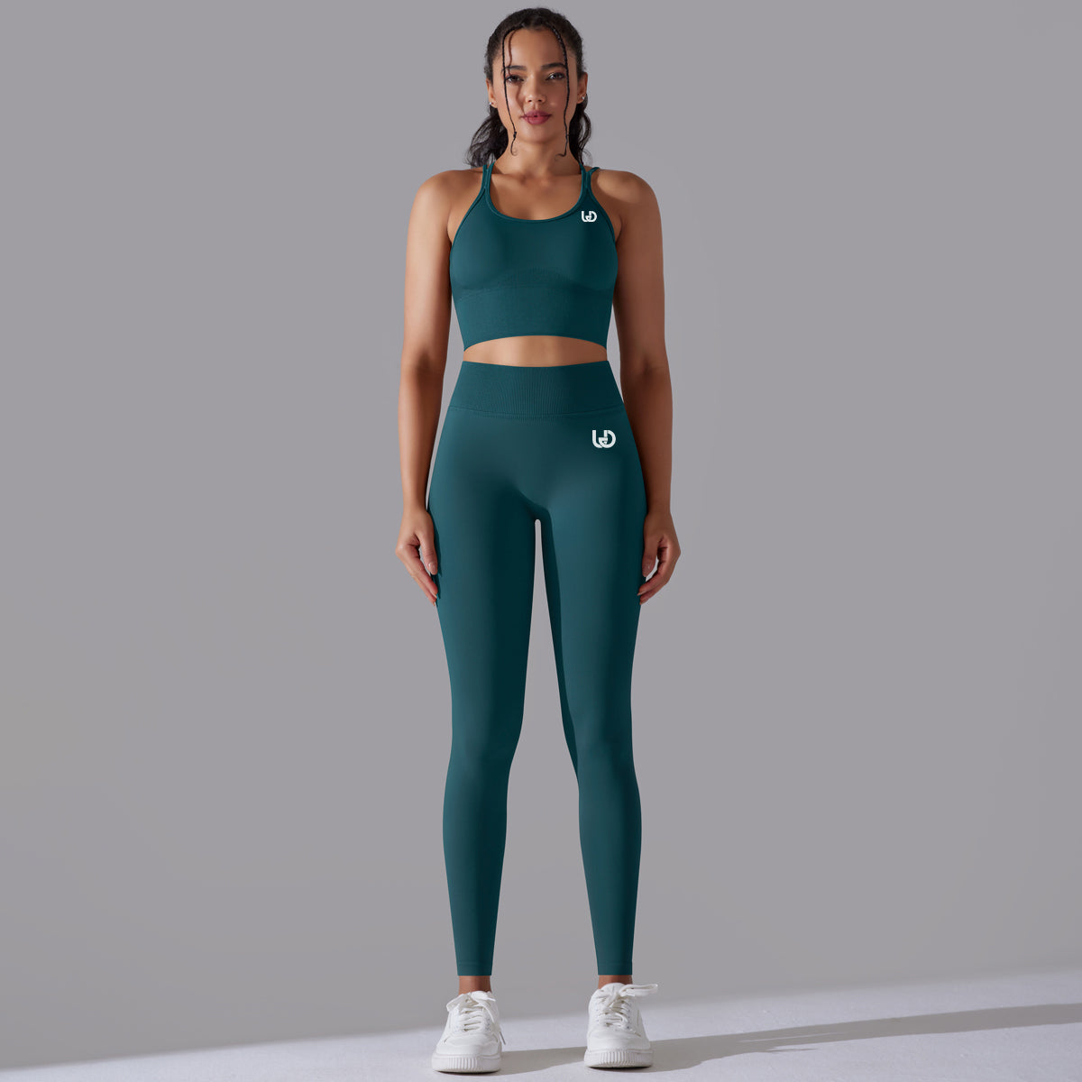 Daisy | Leggings Ensemble Haut - VertFoncé