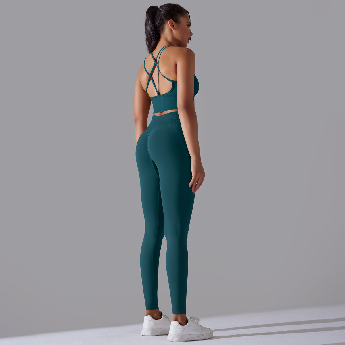 Daisy | Legging - Top Set - DarkGreen