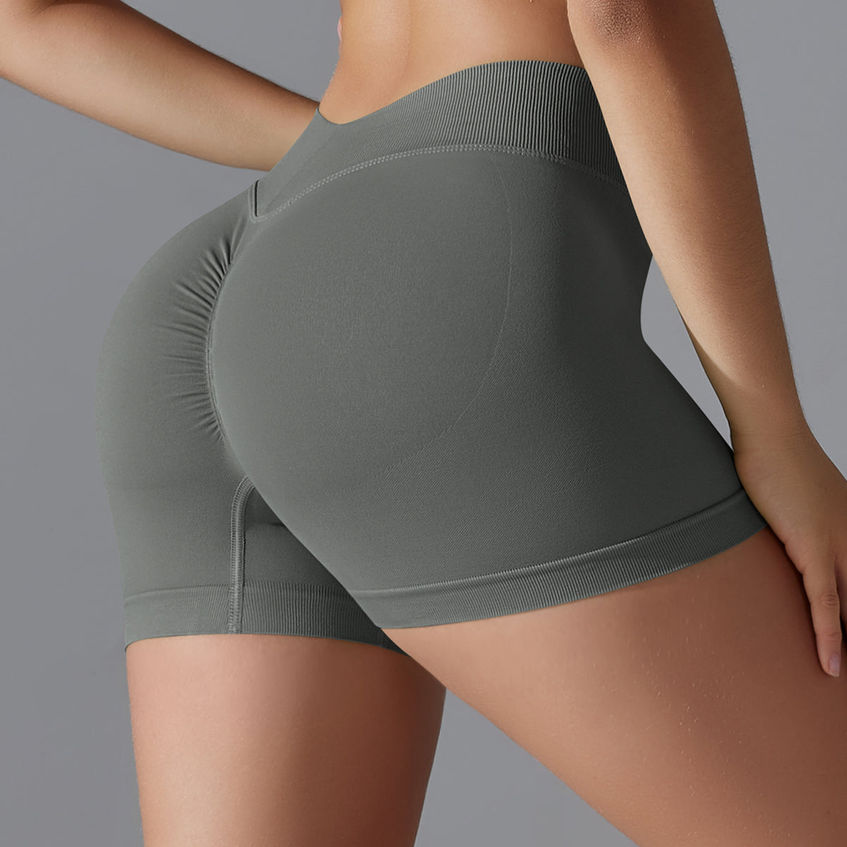 Mila V2 | Scrunch Sport Short - Grey