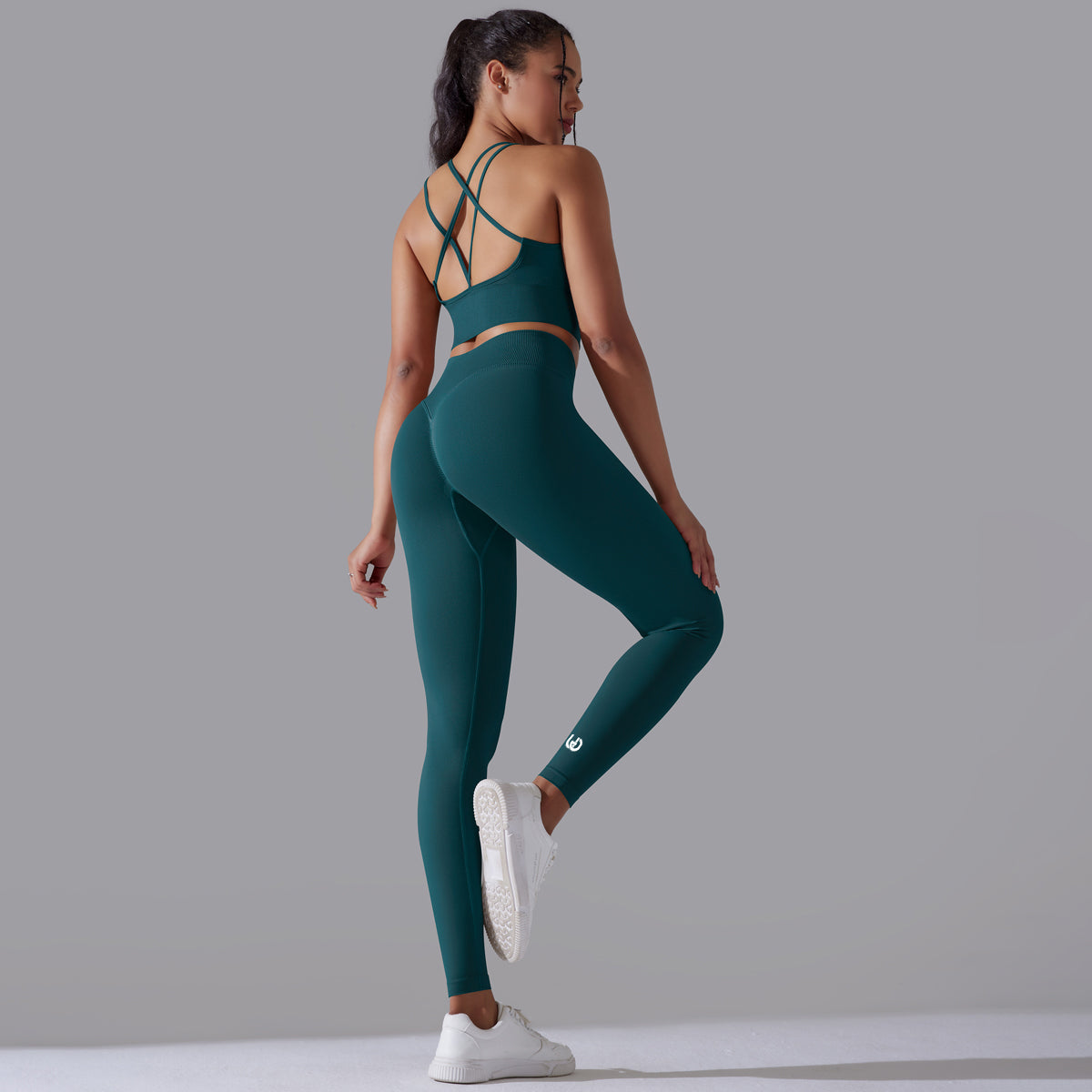 Daisy | Legging - Top Set - DarkGreen