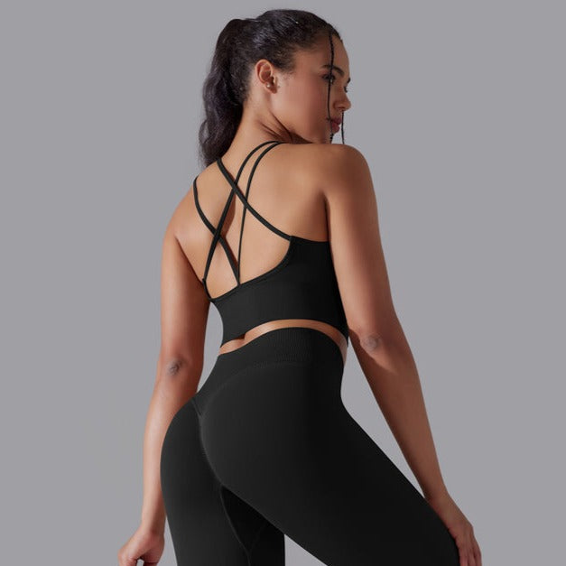 Daisy | Soutien-Gorge de Sport à Bretelles - Noir