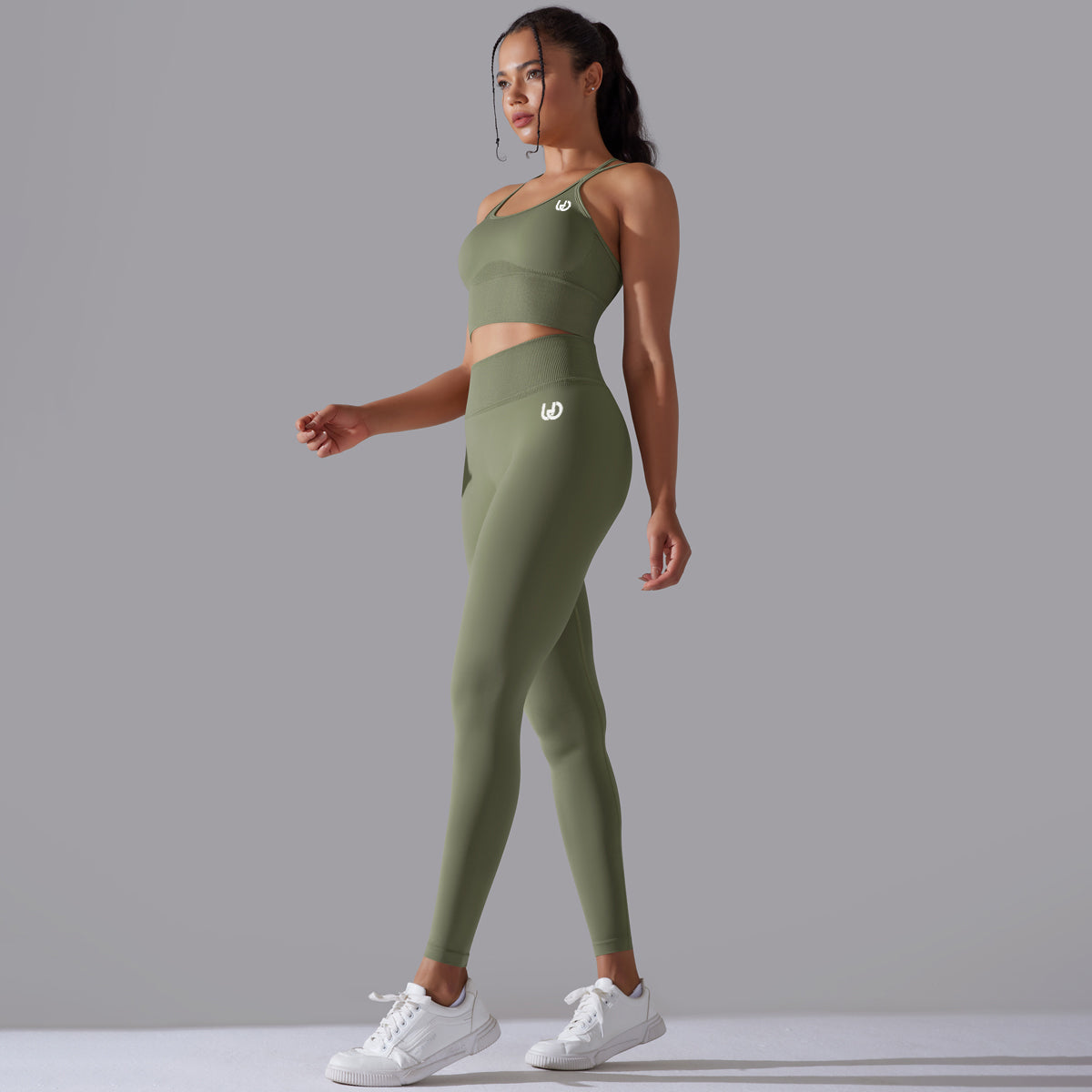 Daisy | Leggings Ensemble Vert - Haut