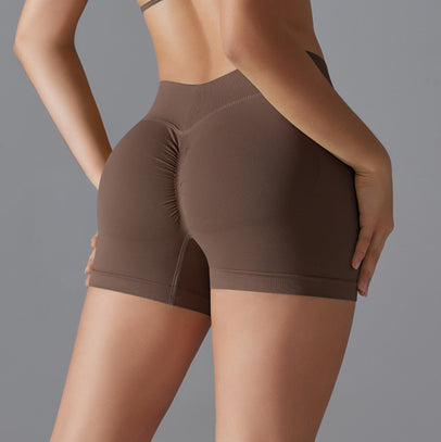 Mila V2 | Scrunch Sport Short - Brown