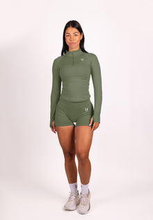 Beau Premium High Performance Scrunch Short Groen - Dames sportkleding afbeelding 12