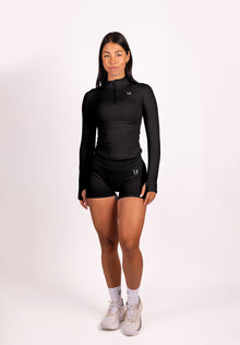 Beau Premium High Performance Scrunch Short Zwart - Dames sportkleding afbeelding 10