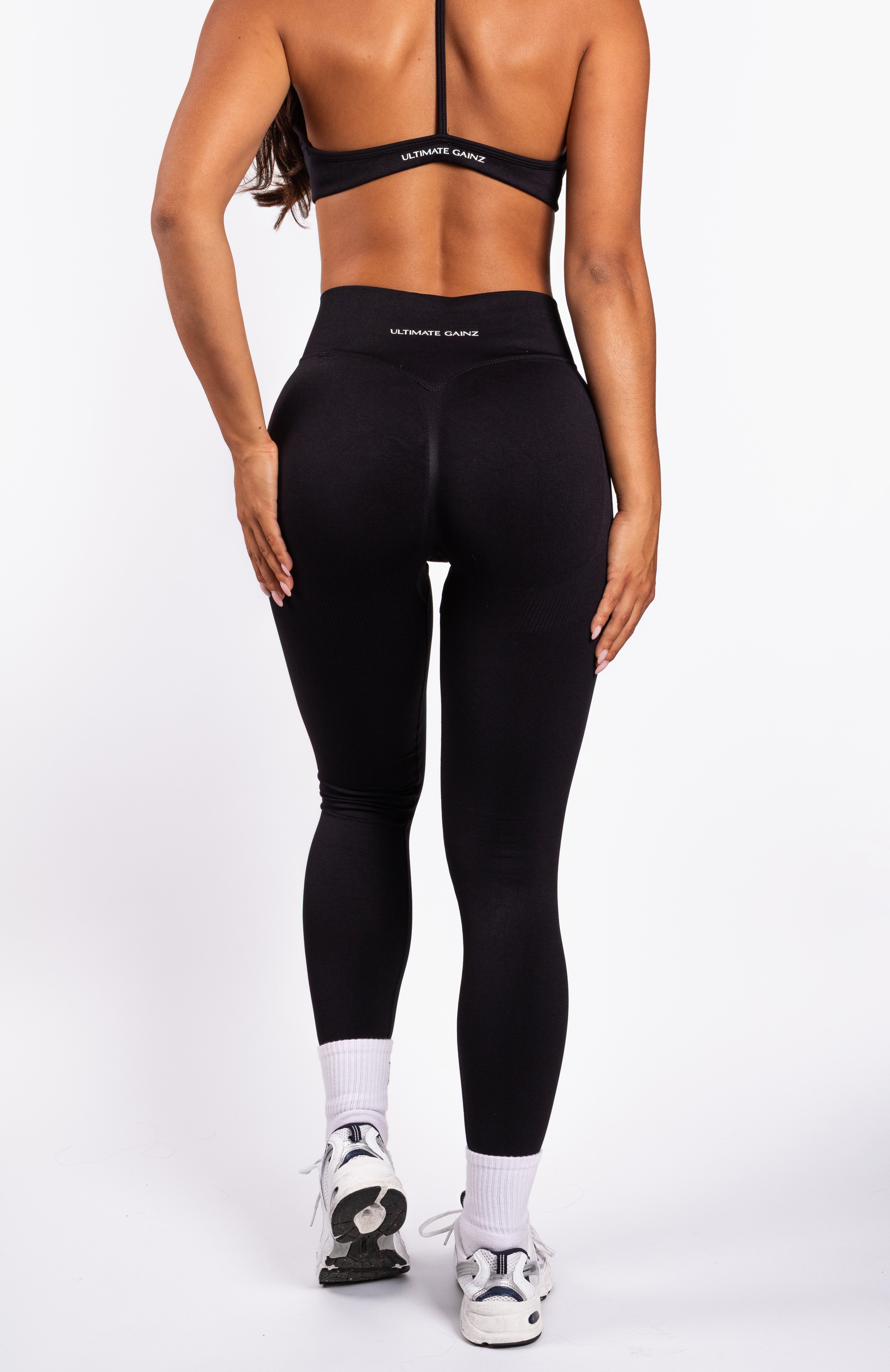 Nova | Legging Sans Couture Gainant – Noir