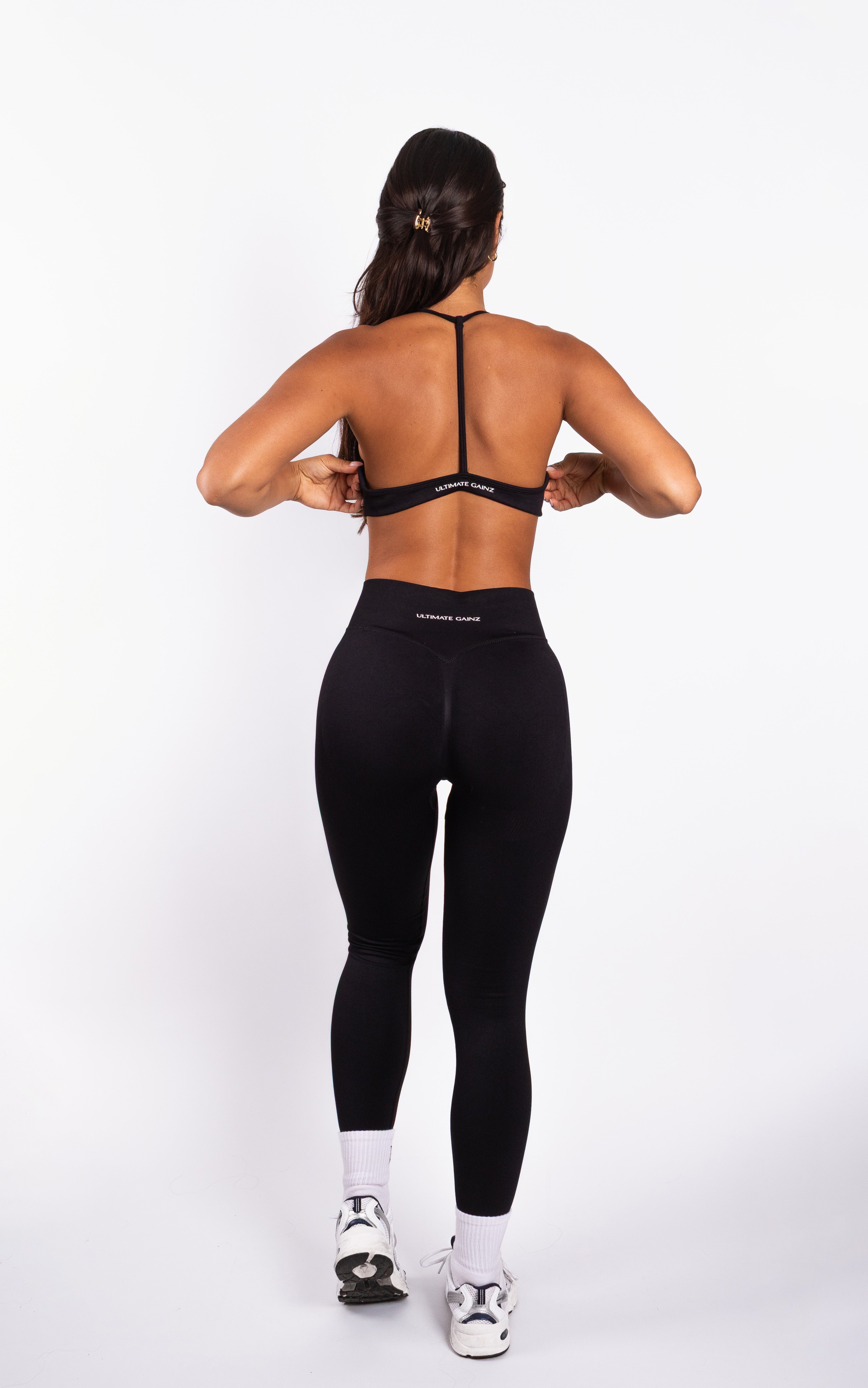 Nova | Legging Sans Couture Gainant – Noir