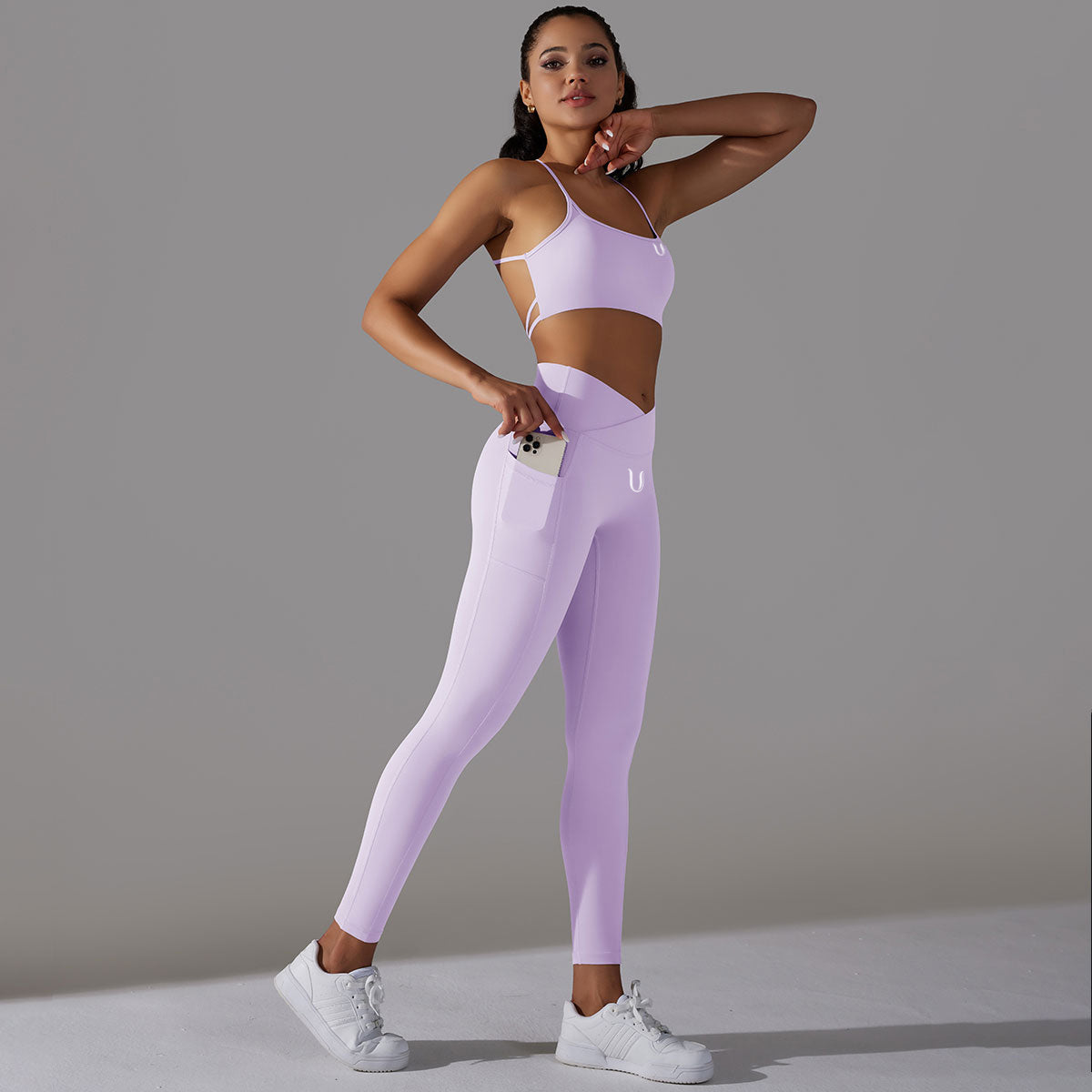 Mila | Legging-Top Set - Pink