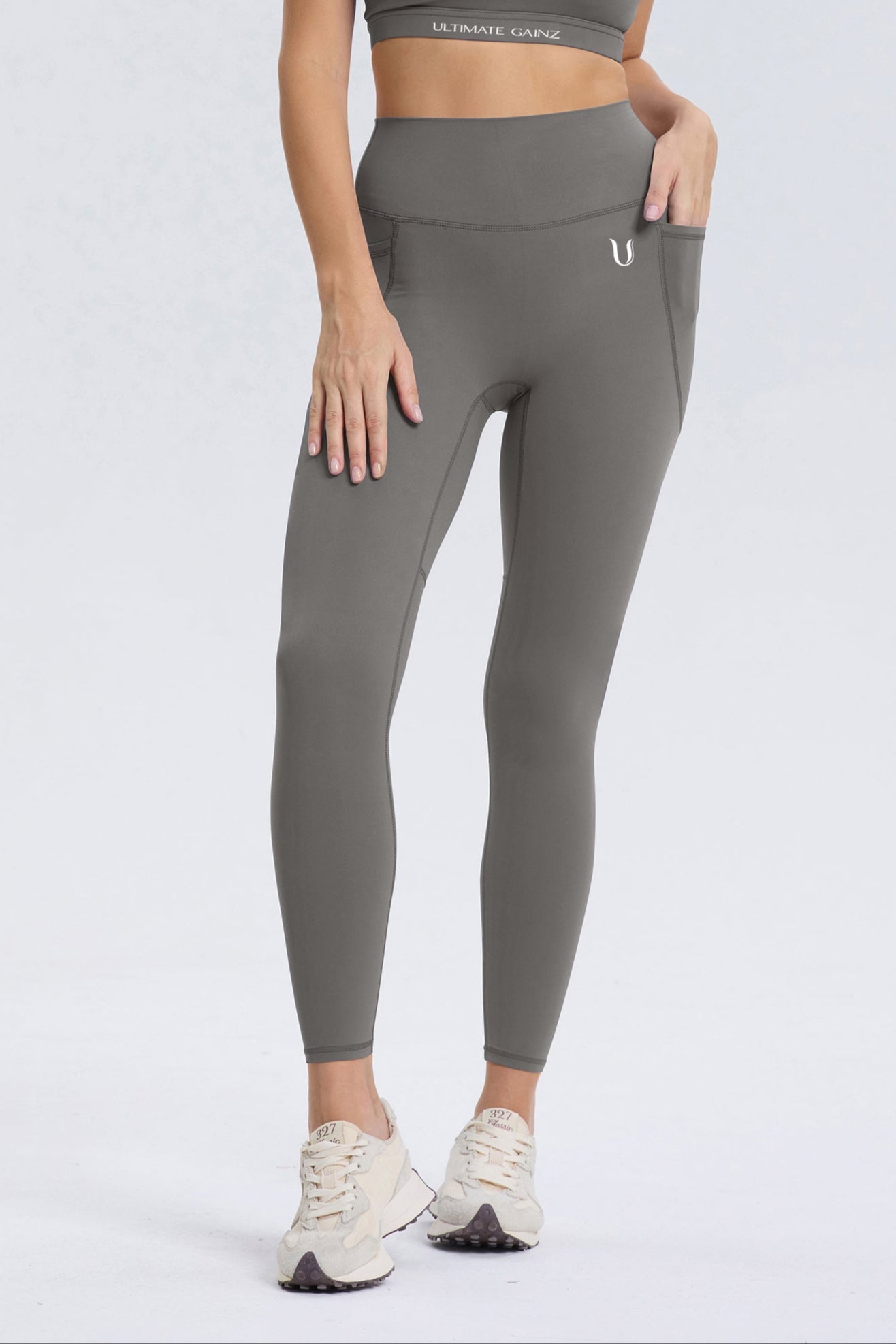 Palmer | Legging With Pockets - Gray