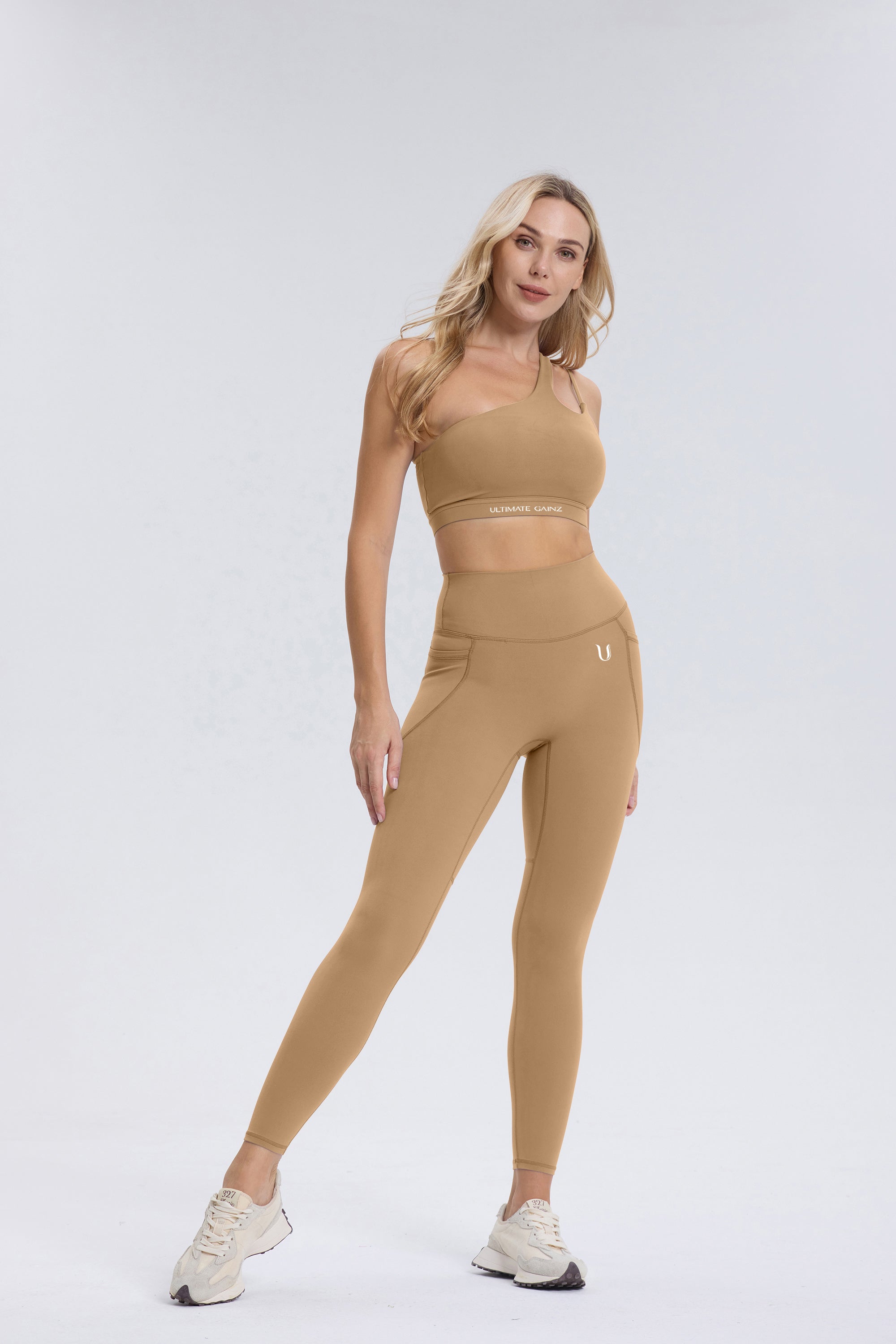 Palmer | Legging avec poches - Marron