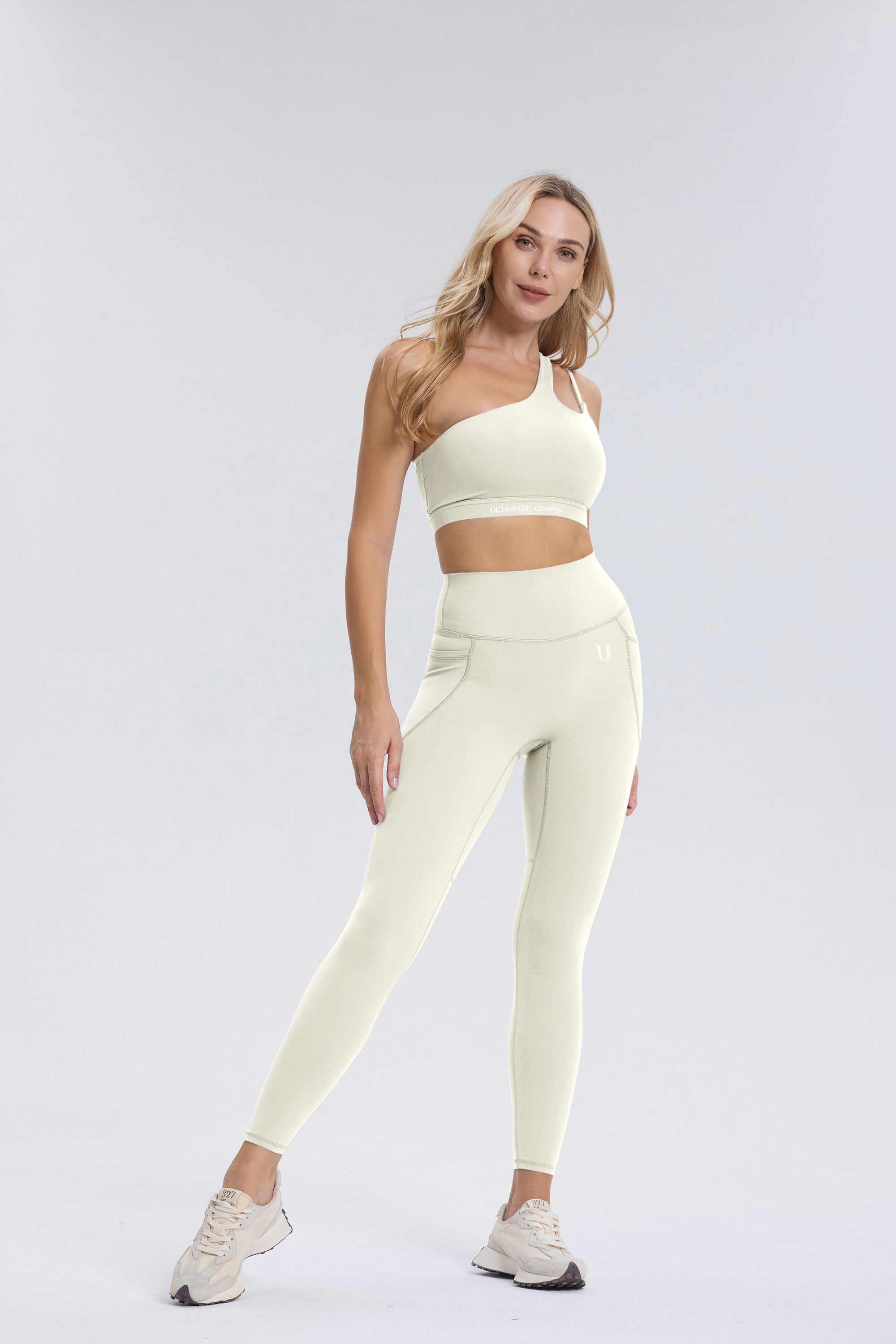 Palmer | Legging With Pockets - Ivory