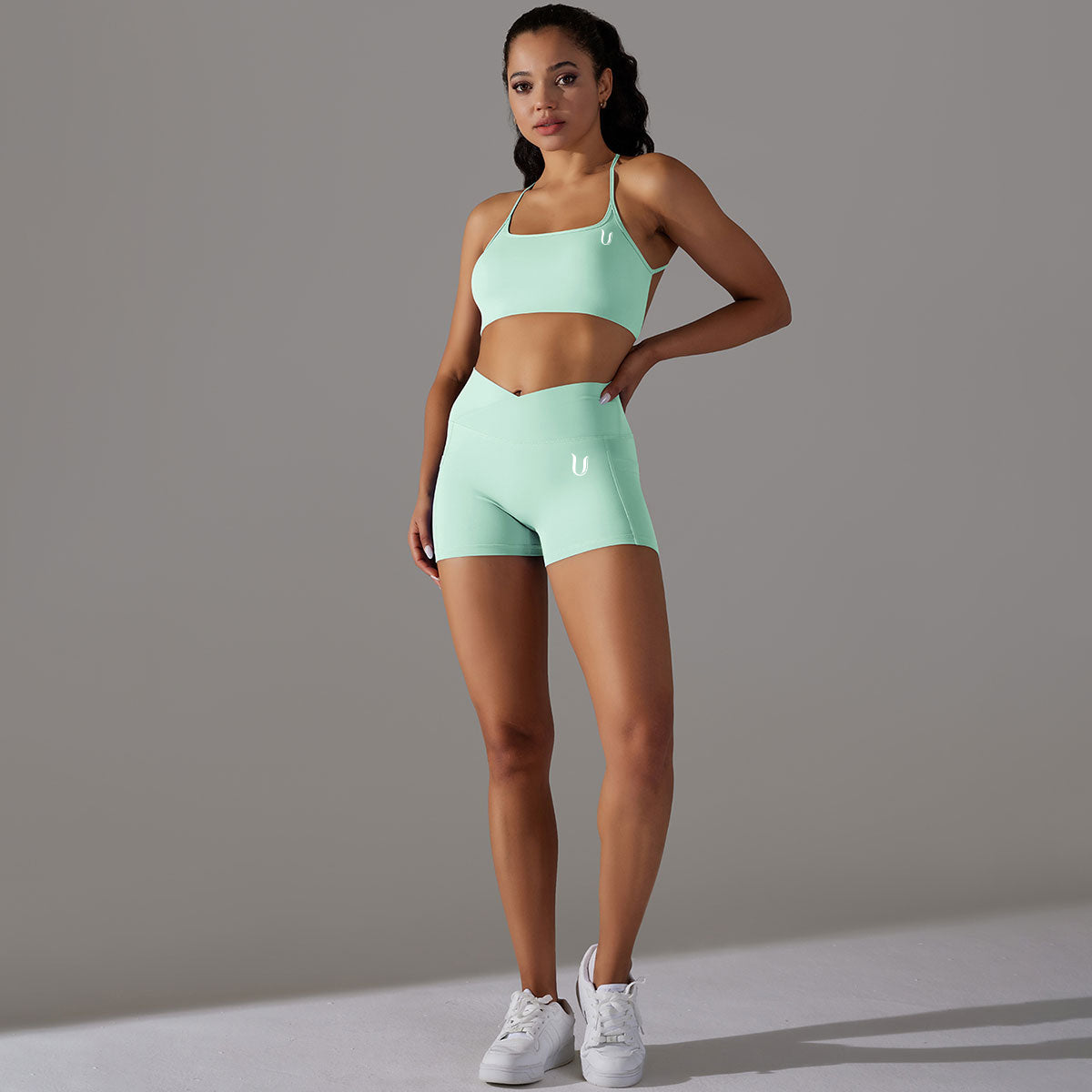 Mila | Short Set - Green