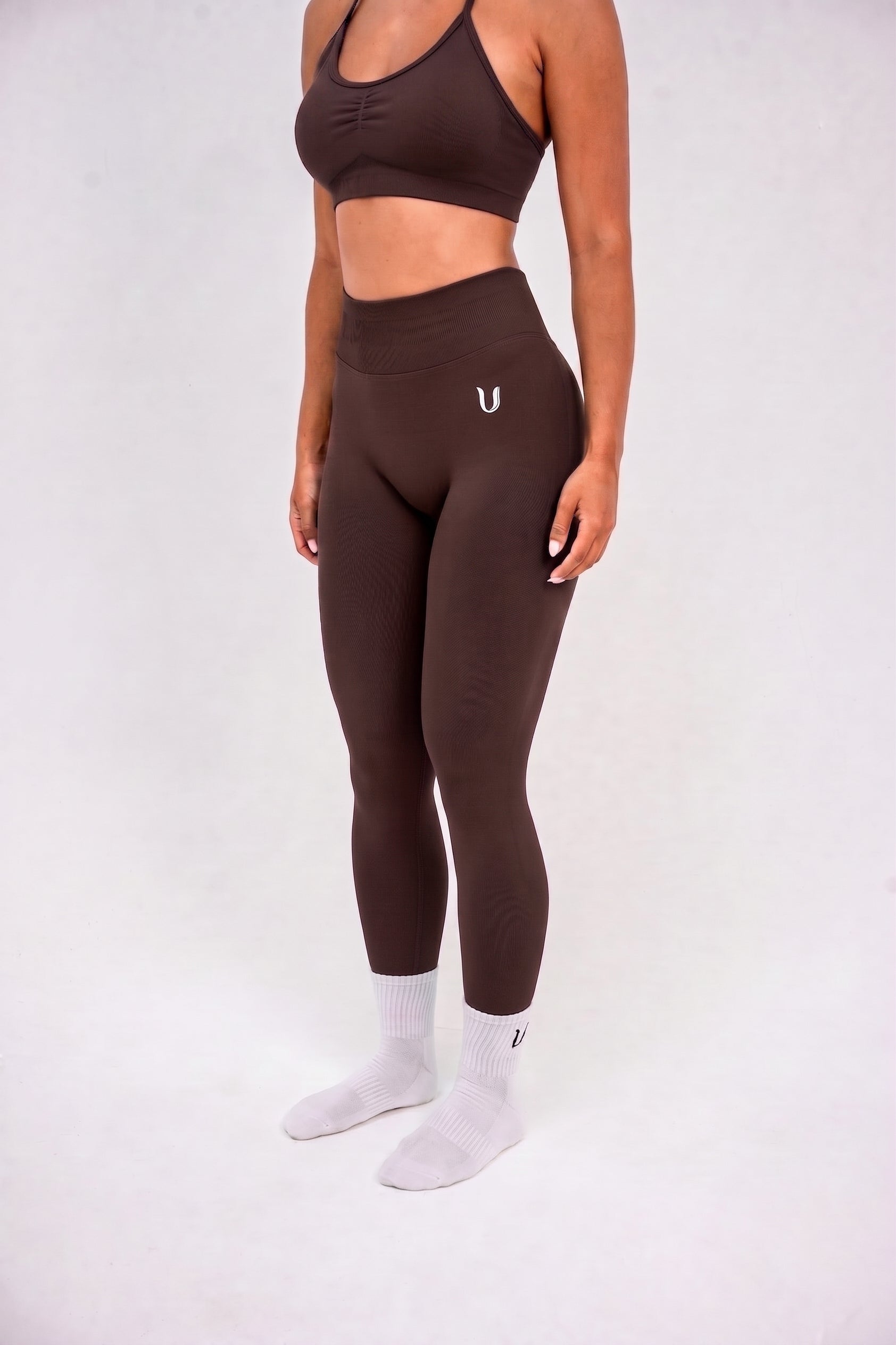 Luna | Premium Seamless Scrunch Legging - Bruin