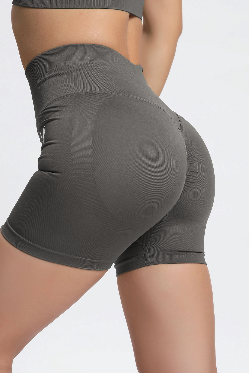 Olivia | Short Power sans couture - Gris