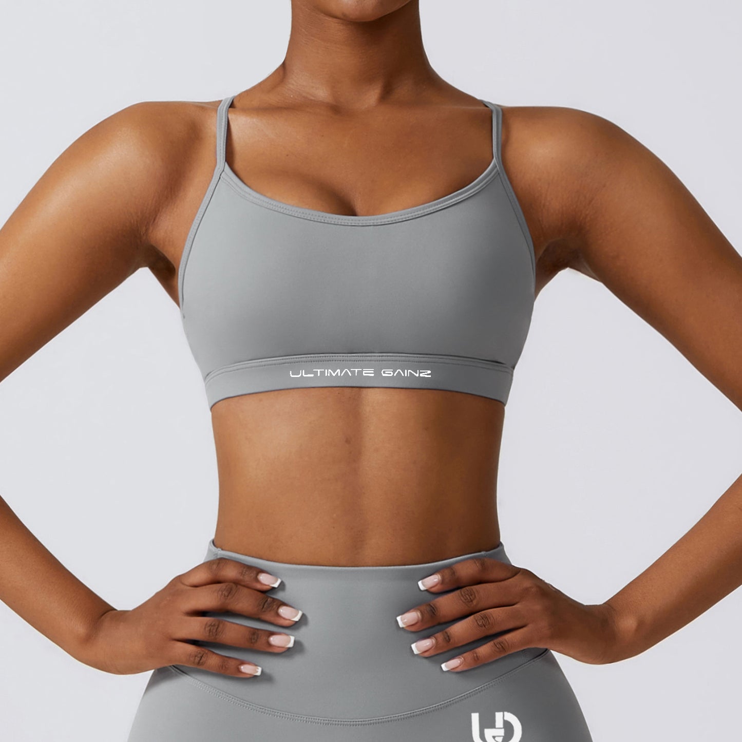 Hailey Set | Top Legging - LightGray