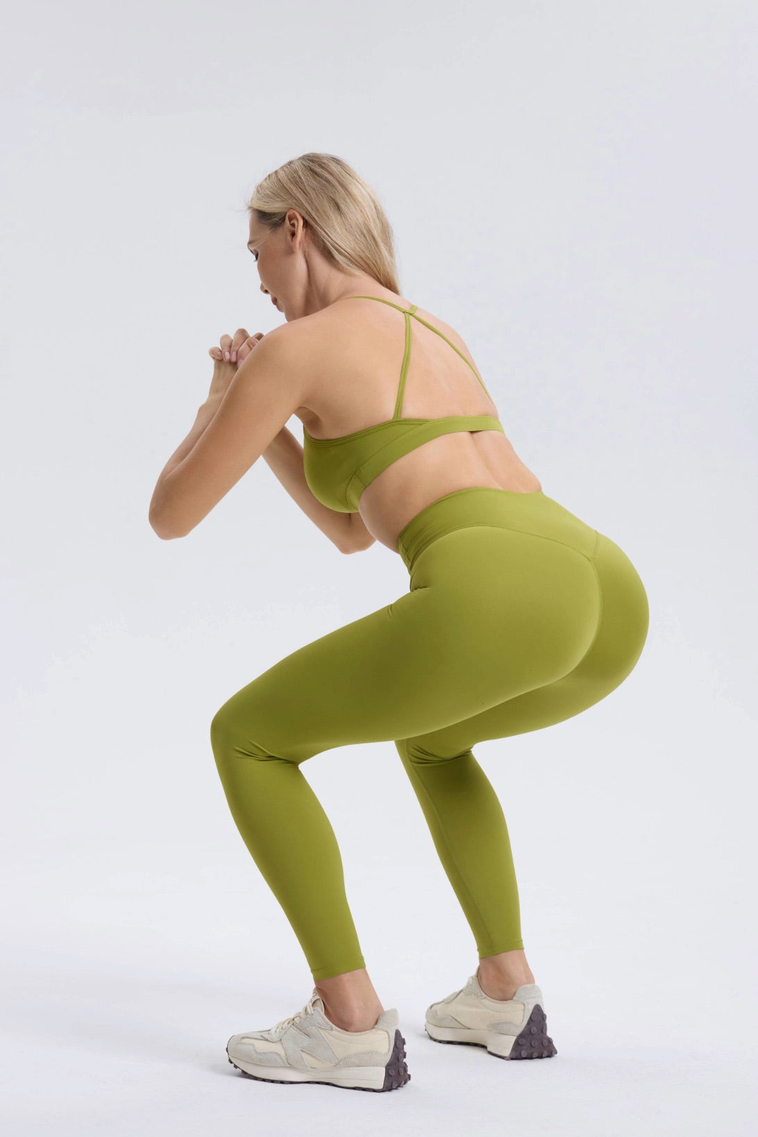 Hailey Set | Seamless Top Legging - Matcha