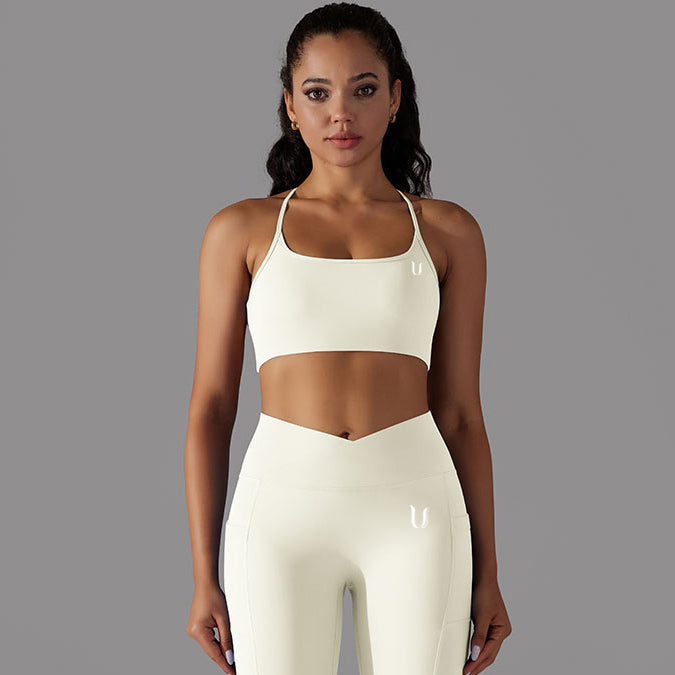 Mila | Legging-Top Set - White